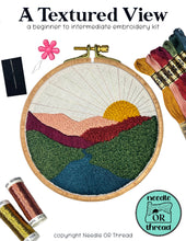 Load image into Gallery viewer, *PDF ONLY* A Textured View Embroidery Pattern
