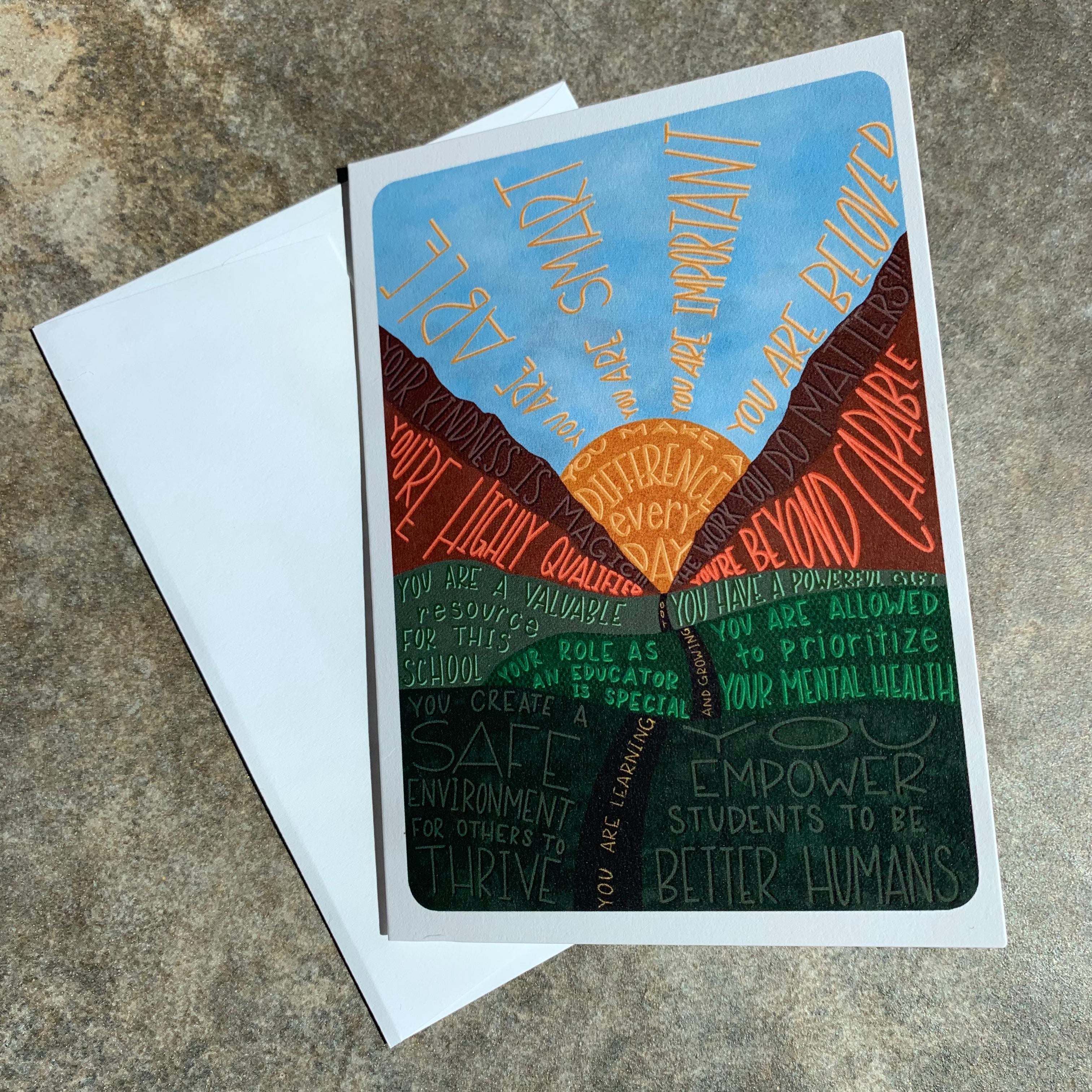 Educator Affirmation Card