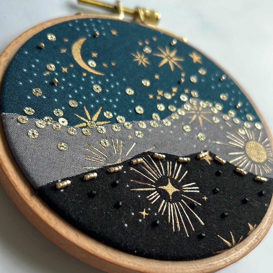 December 13: Fabric Collage Embroidery 101 - VIRTUAL WORKSHOP ONLY (NO PHYSICAL ITEMS MAILED)