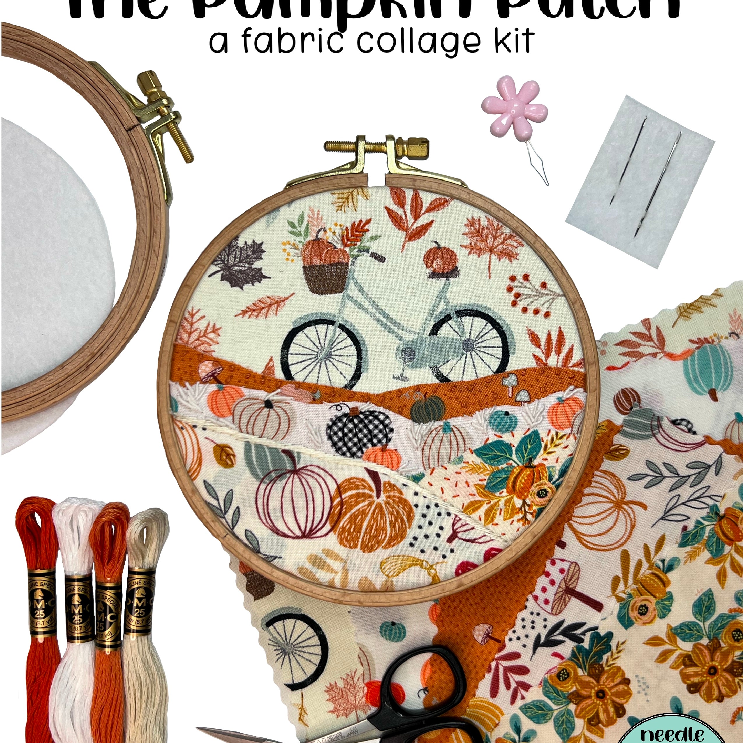 The Pumpkin Patch Fabric Collage Kit