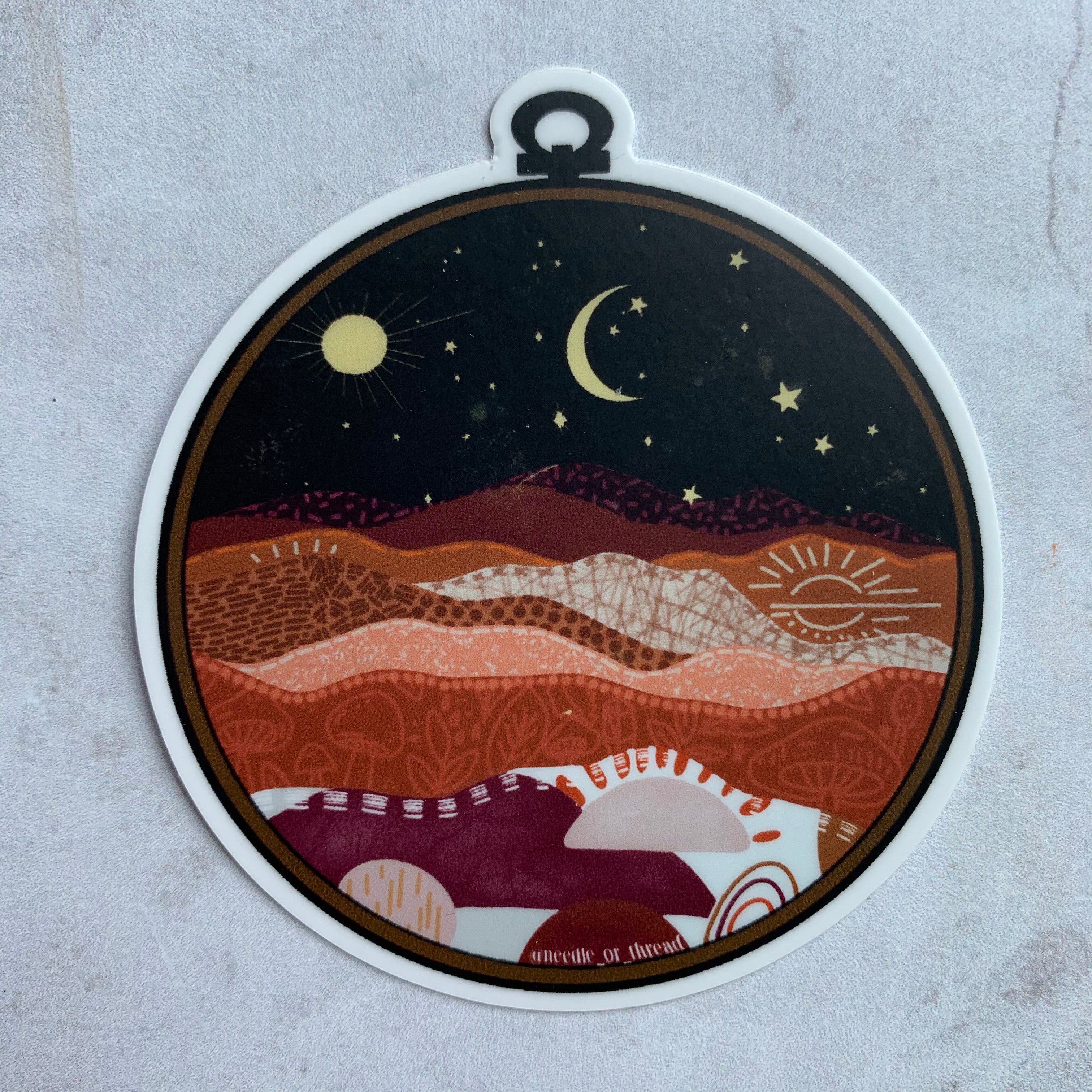 Warm Desert Sticker