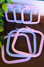 Load image into Gallery viewer, Nurge Rectangle Pastel Hoops
