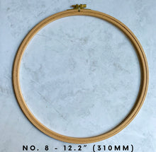 Load image into Gallery viewer, Nurge Beechwood Embroidery Hoops: 8mm
