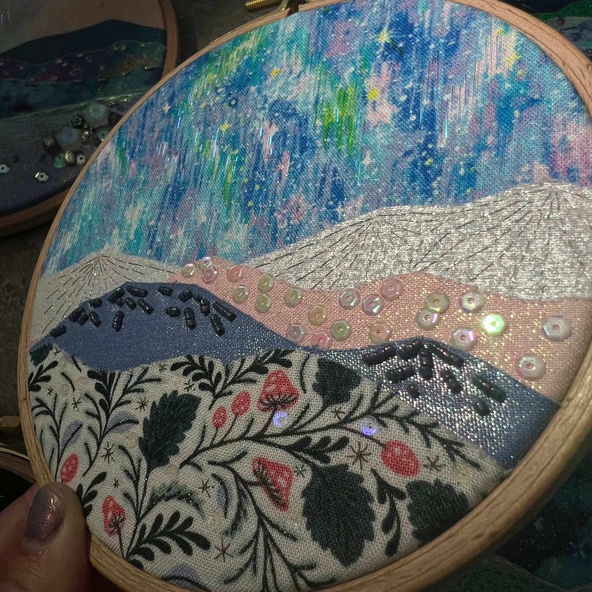 Aurorascape #634 - 5.5” Hoop