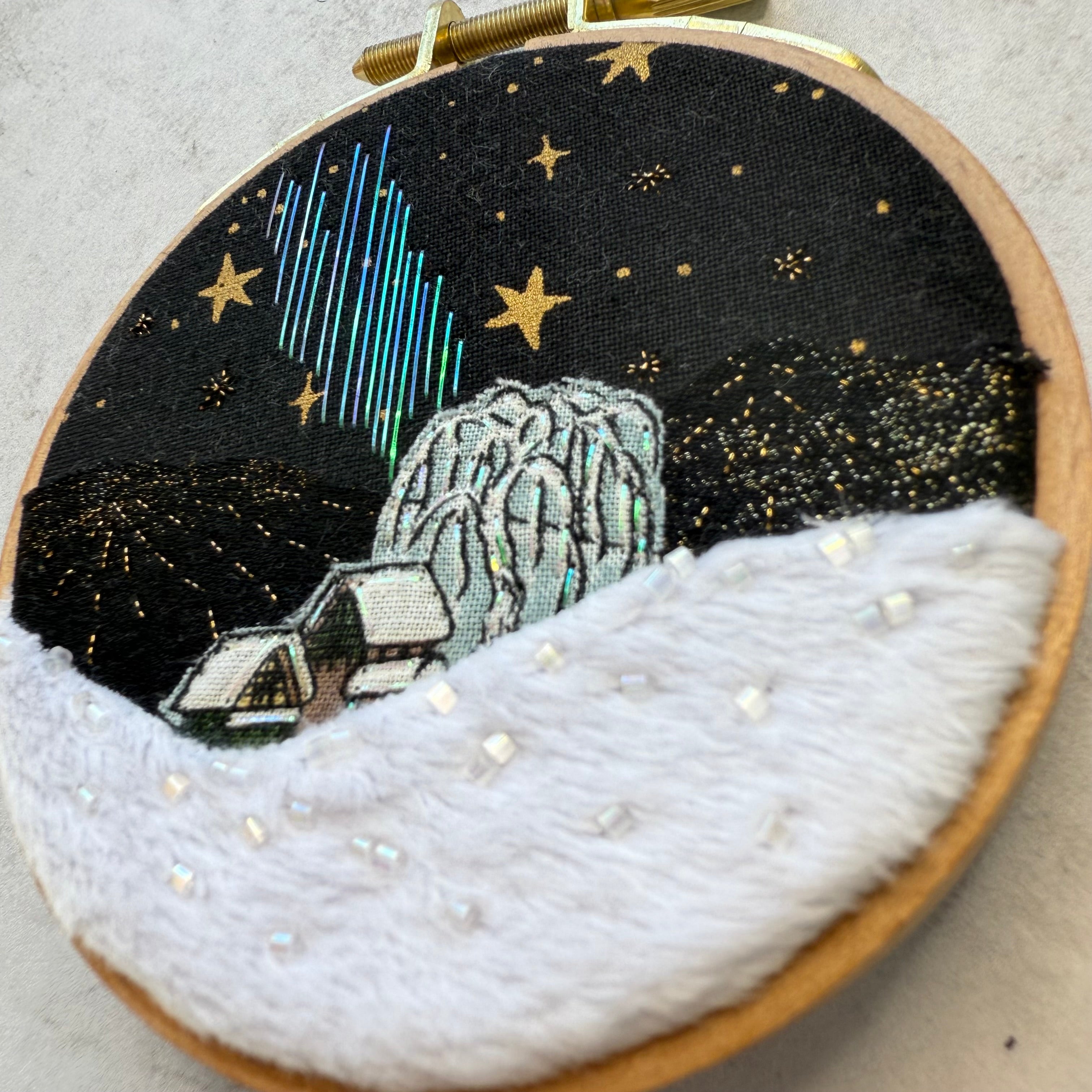 Snowed In:  #698 - 3” hoop