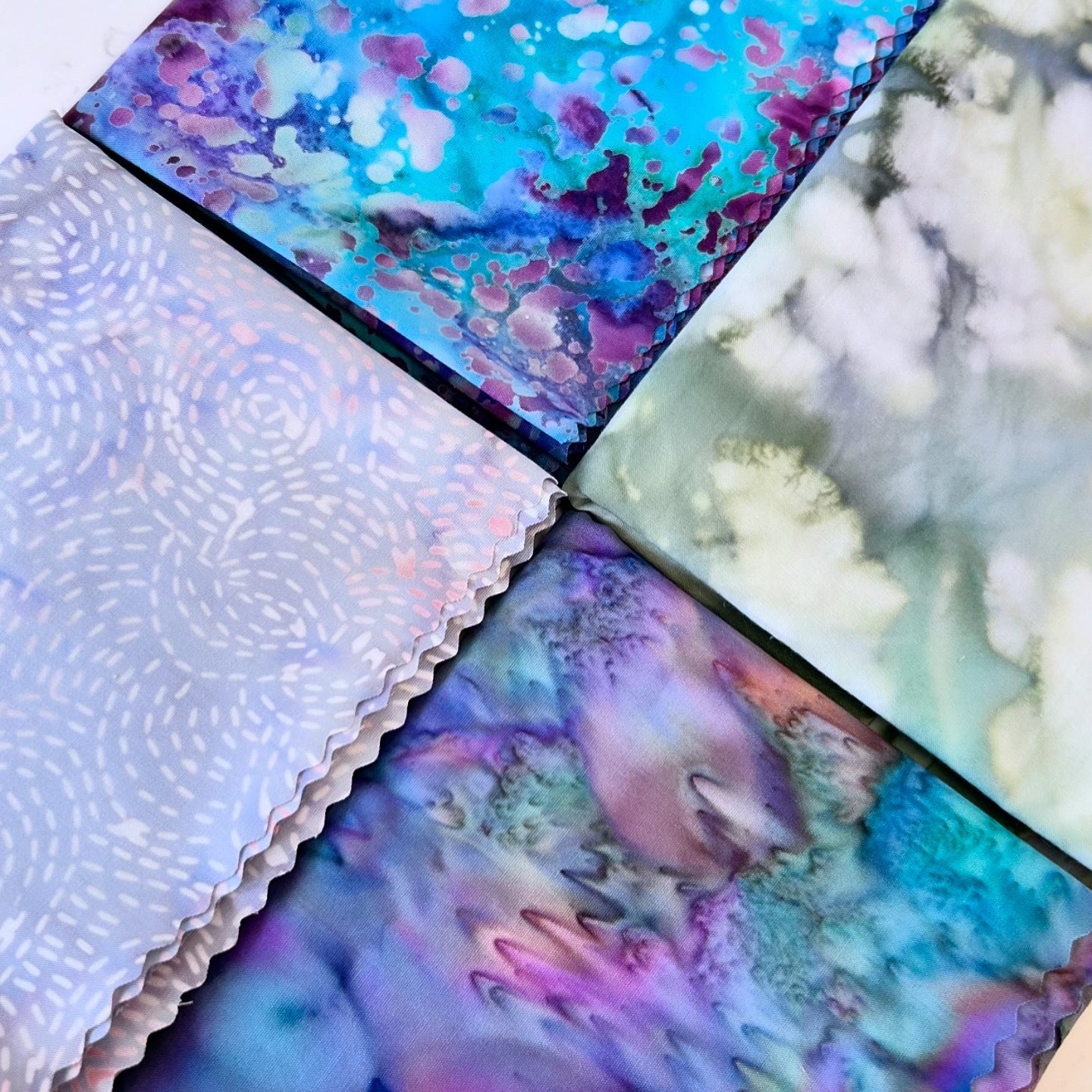 Soft Aura Batiks Mini Fabric Pack