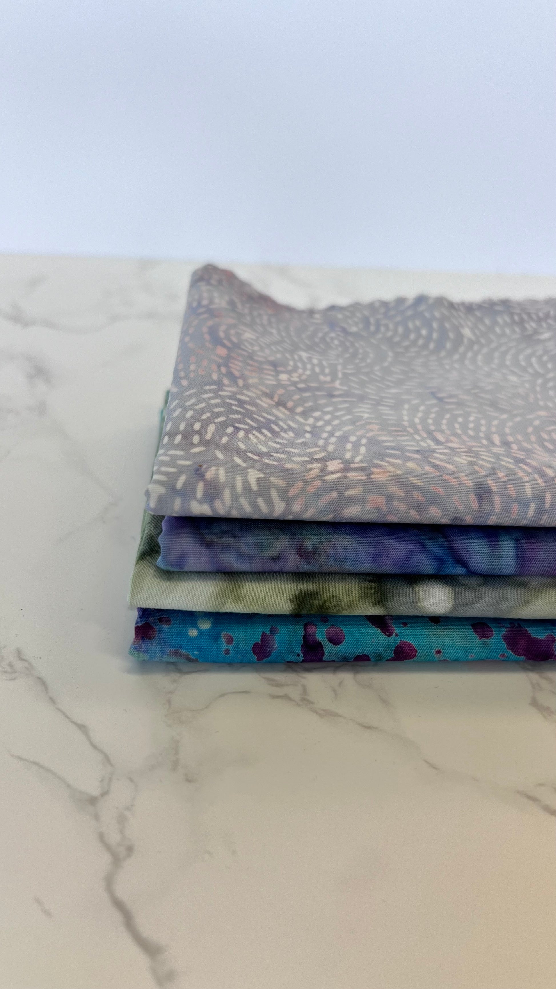 Soft Aura Batiks Mini Fabric Pack