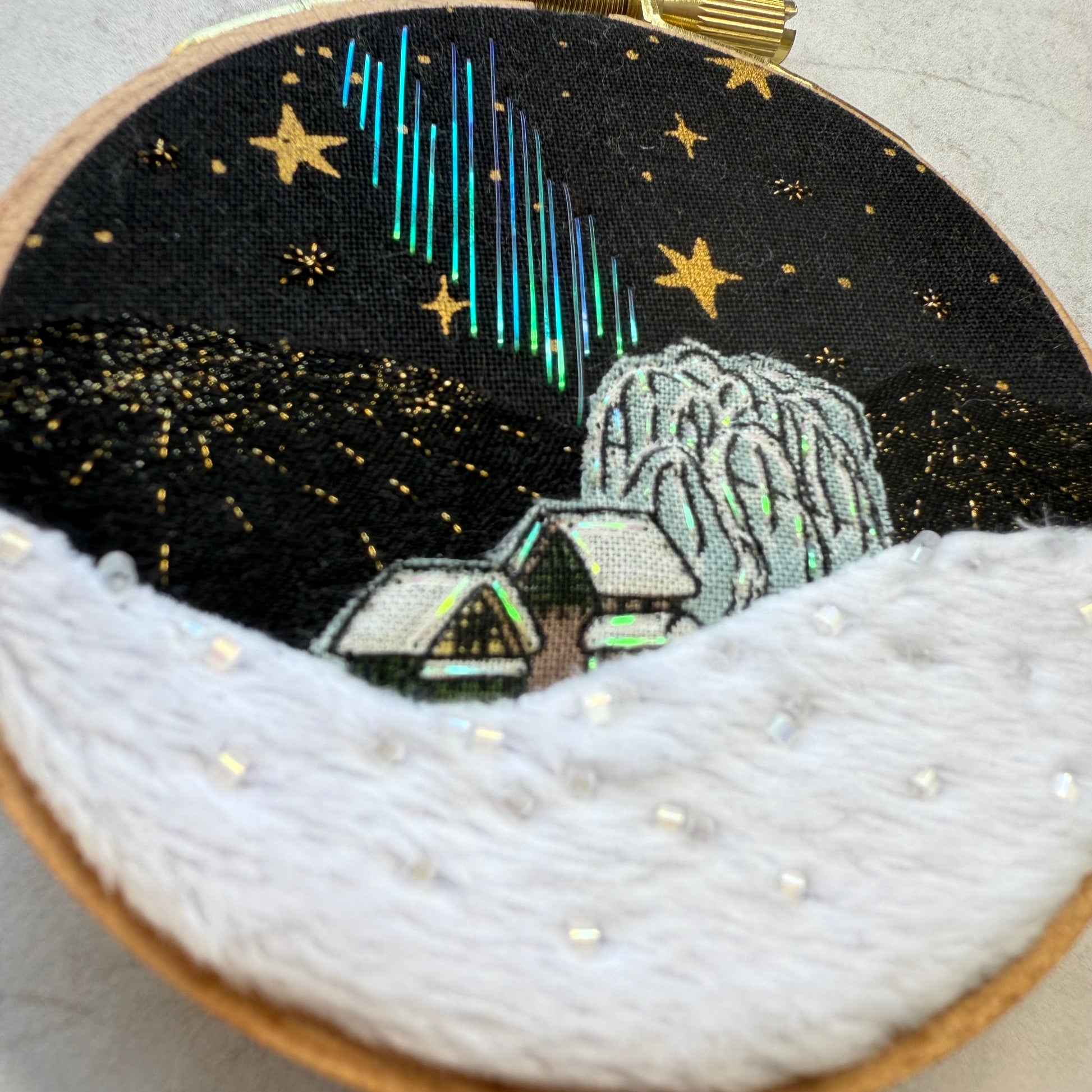 Snowed In:  #698 - 3” hoop