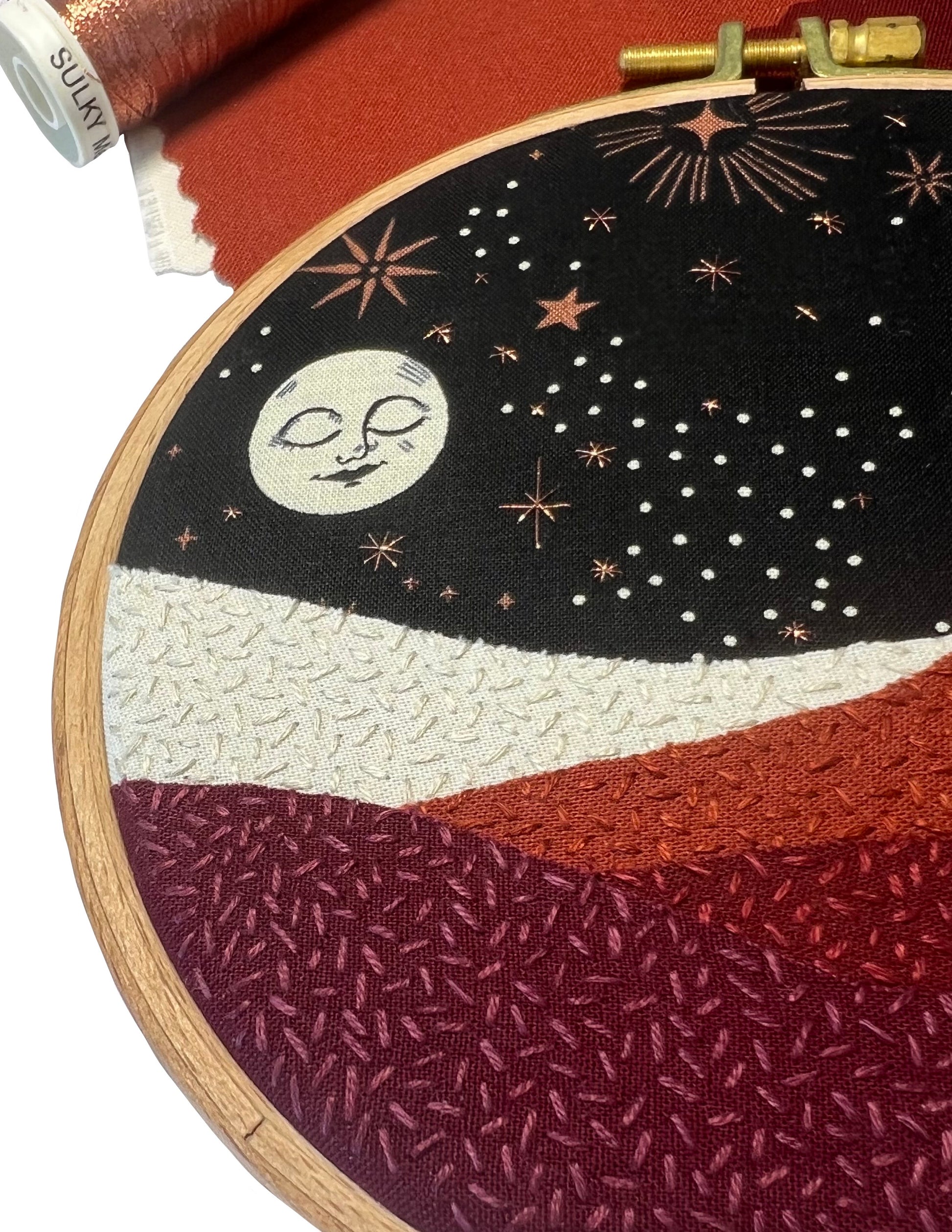 Harvest Moon Fabric Collage Kit