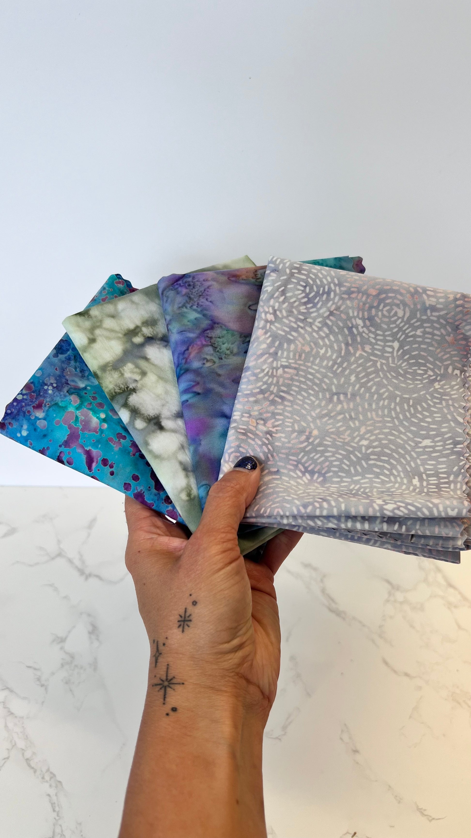 Soft Aura Batiks Mini Fabric Pack