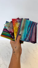 Load image into Gallery viewer, Rainbow Delight Batiks Mini Fabric Pack
