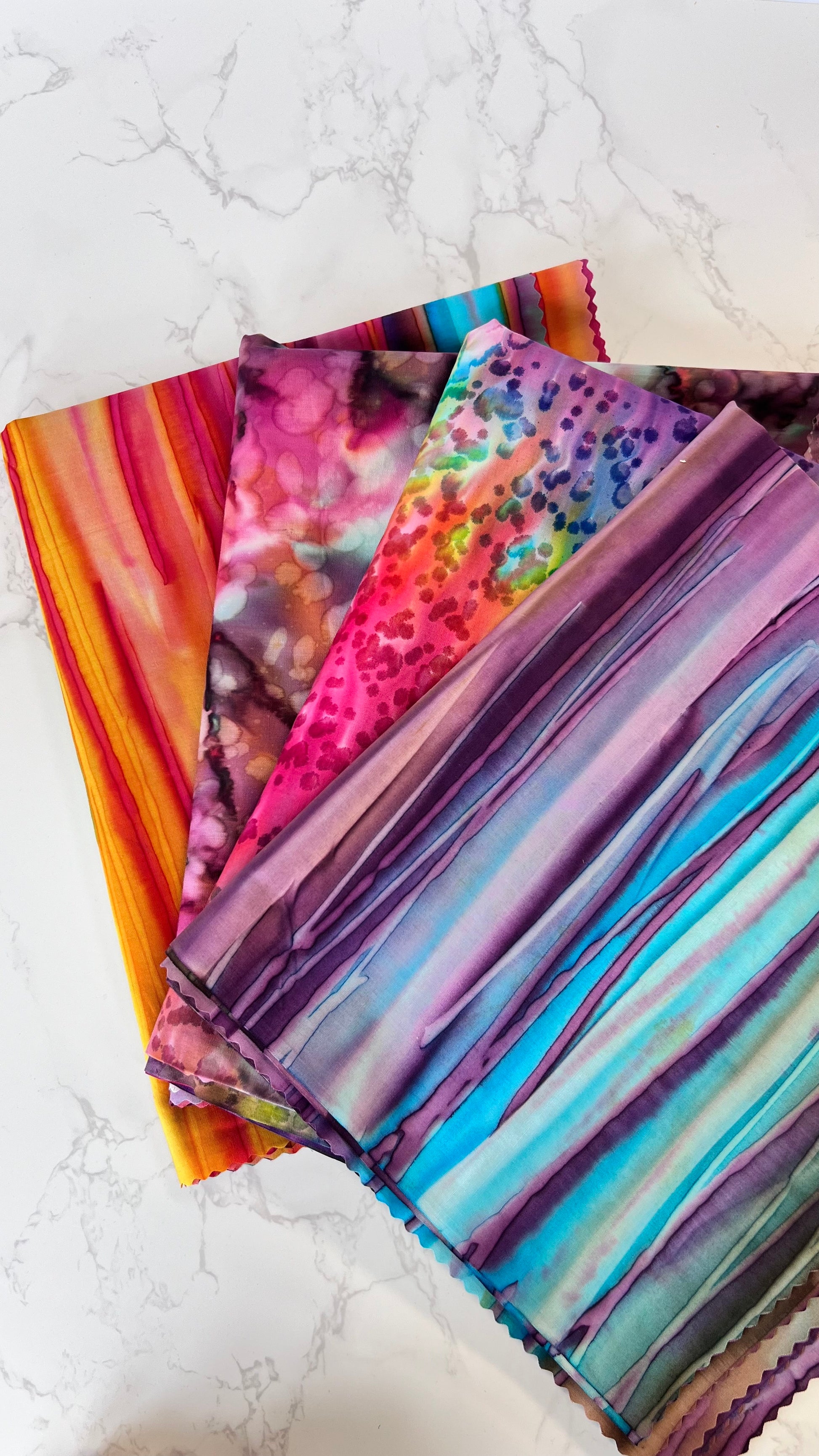 Rainbow Delight Batiks Mini Fabric Pack