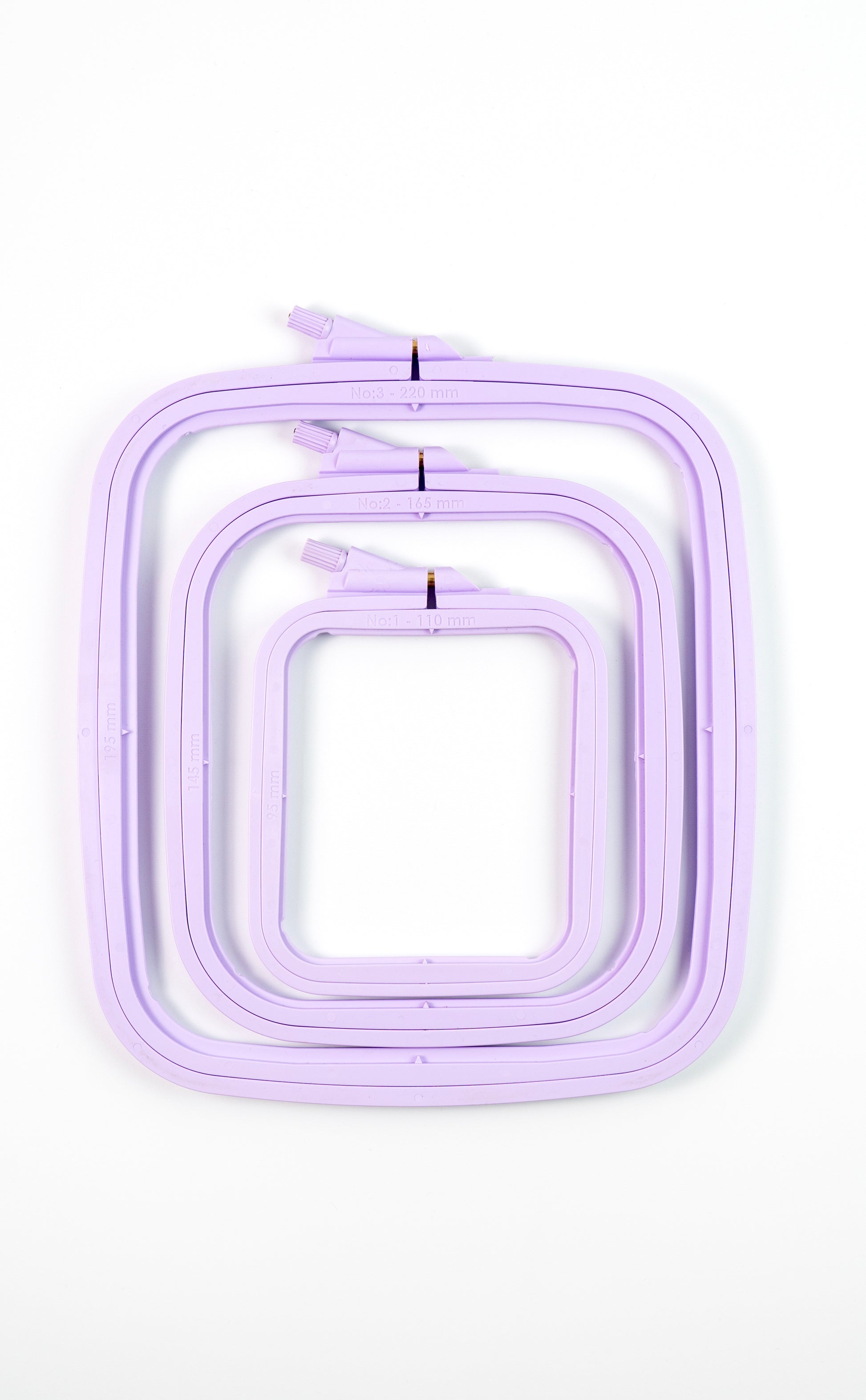 Nurge Rectangle Pastel Hoops