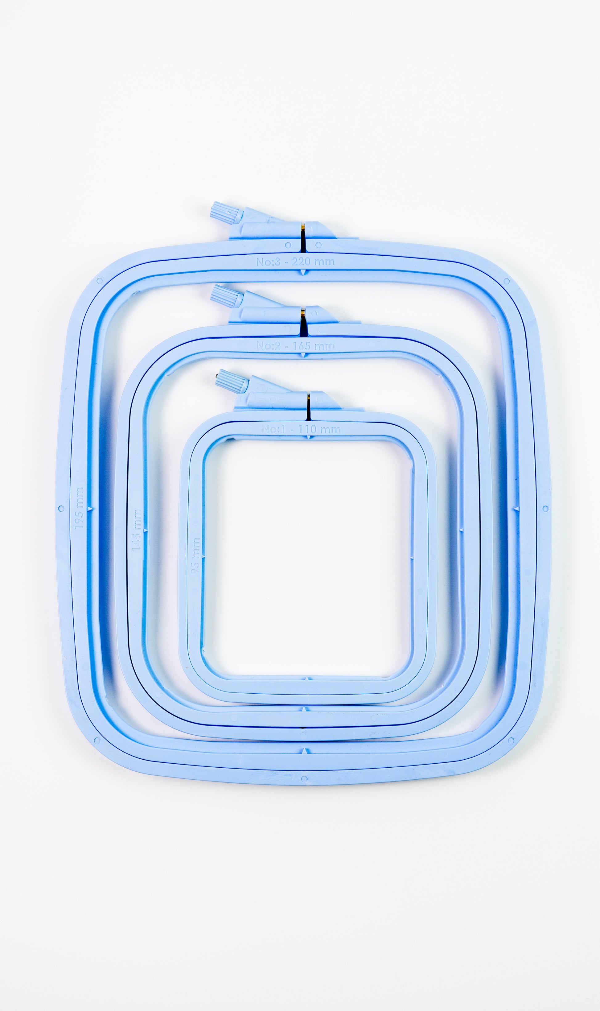 Nurge Rectangle Pastel Hoops