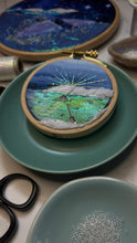 Load image into Gallery viewer, The Narwhal Pair #678 - 2.75” beechwood hoop
