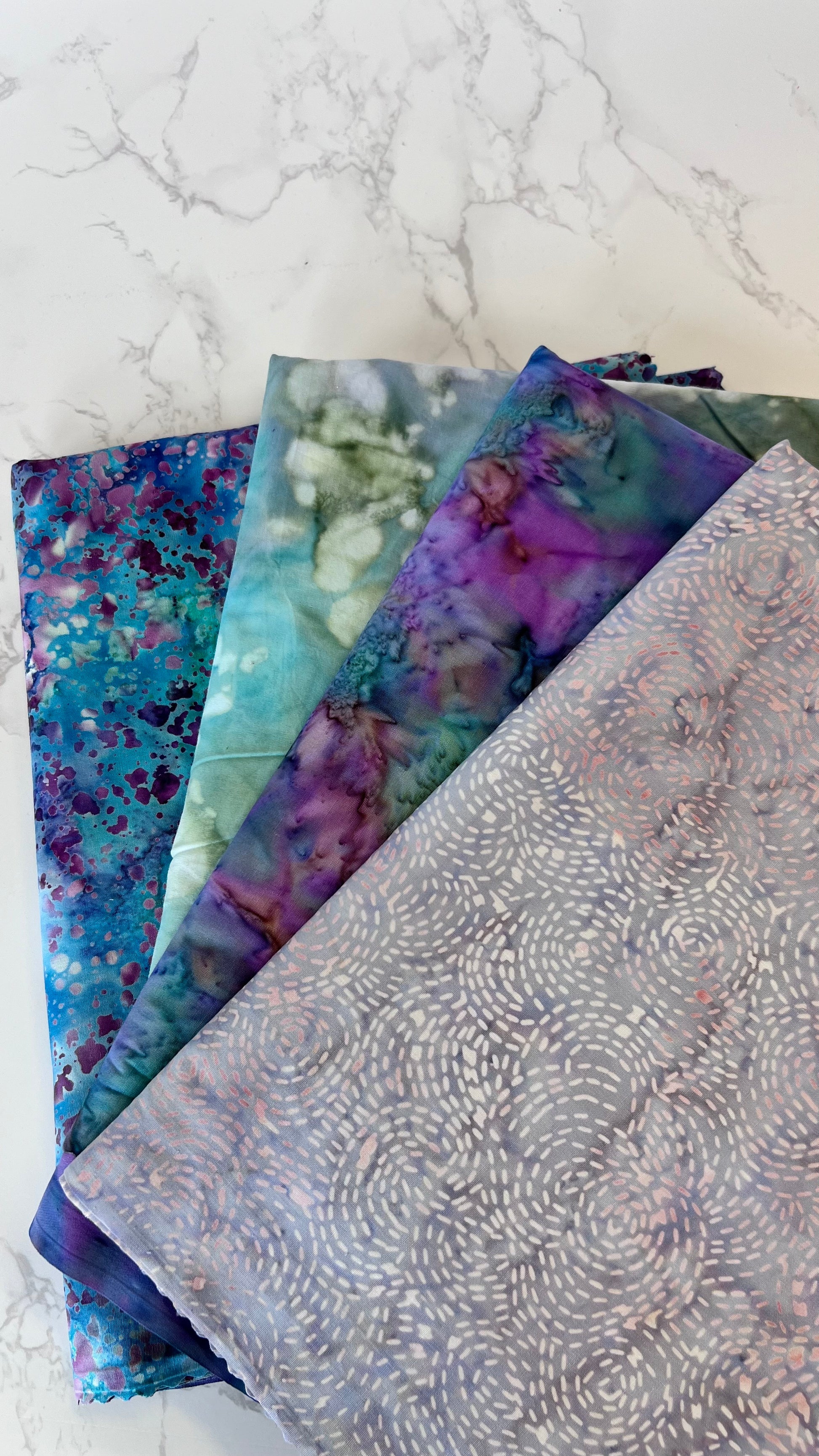 Soft Aura Batiks Mini Fabric Pack