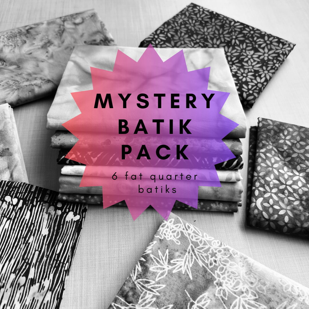Mystery Batiks Mini Fabric Pack – Needle OR Thread