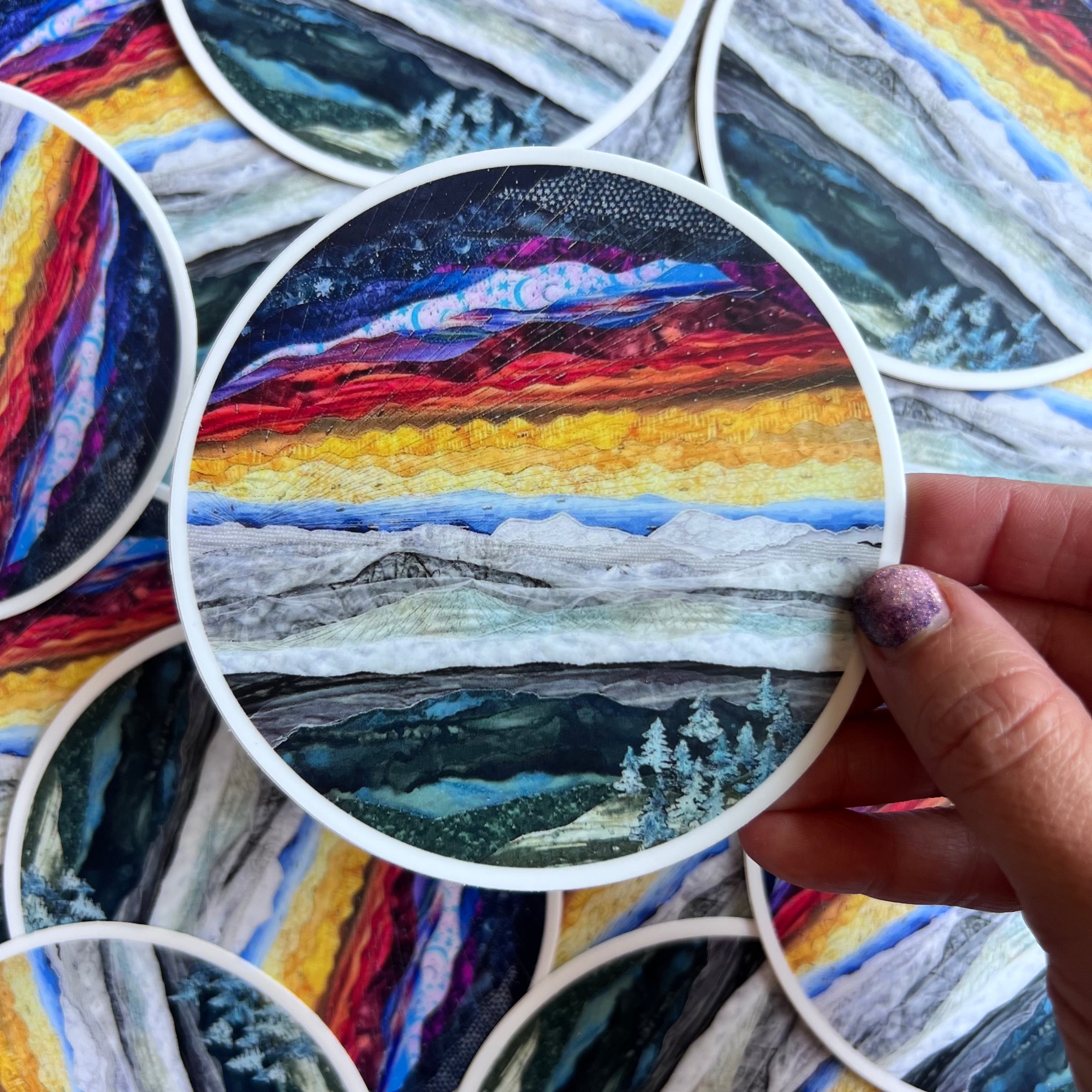 Center of The Summit of Eugene 4” Sticker