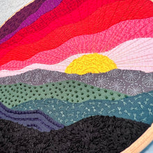 Load image into Gallery viewer, Blushing Skies #514- 7.5” Hoop
