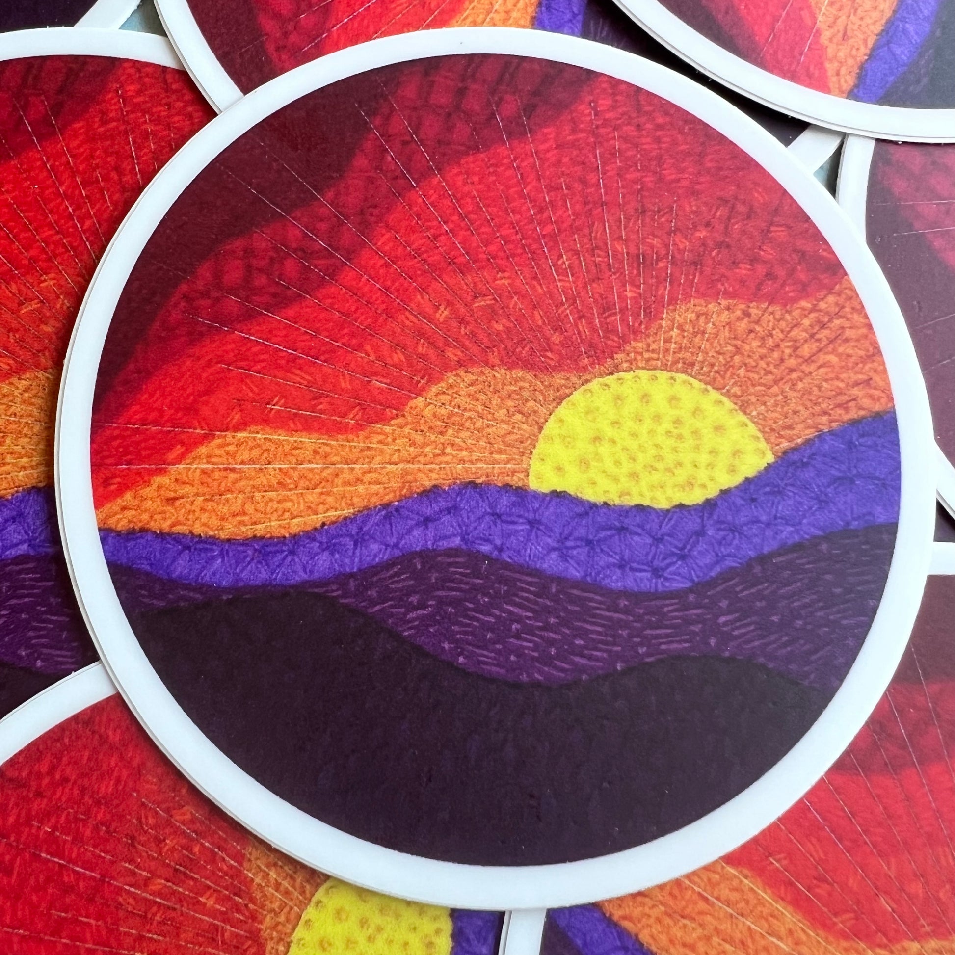 Color Blockscape Sticker