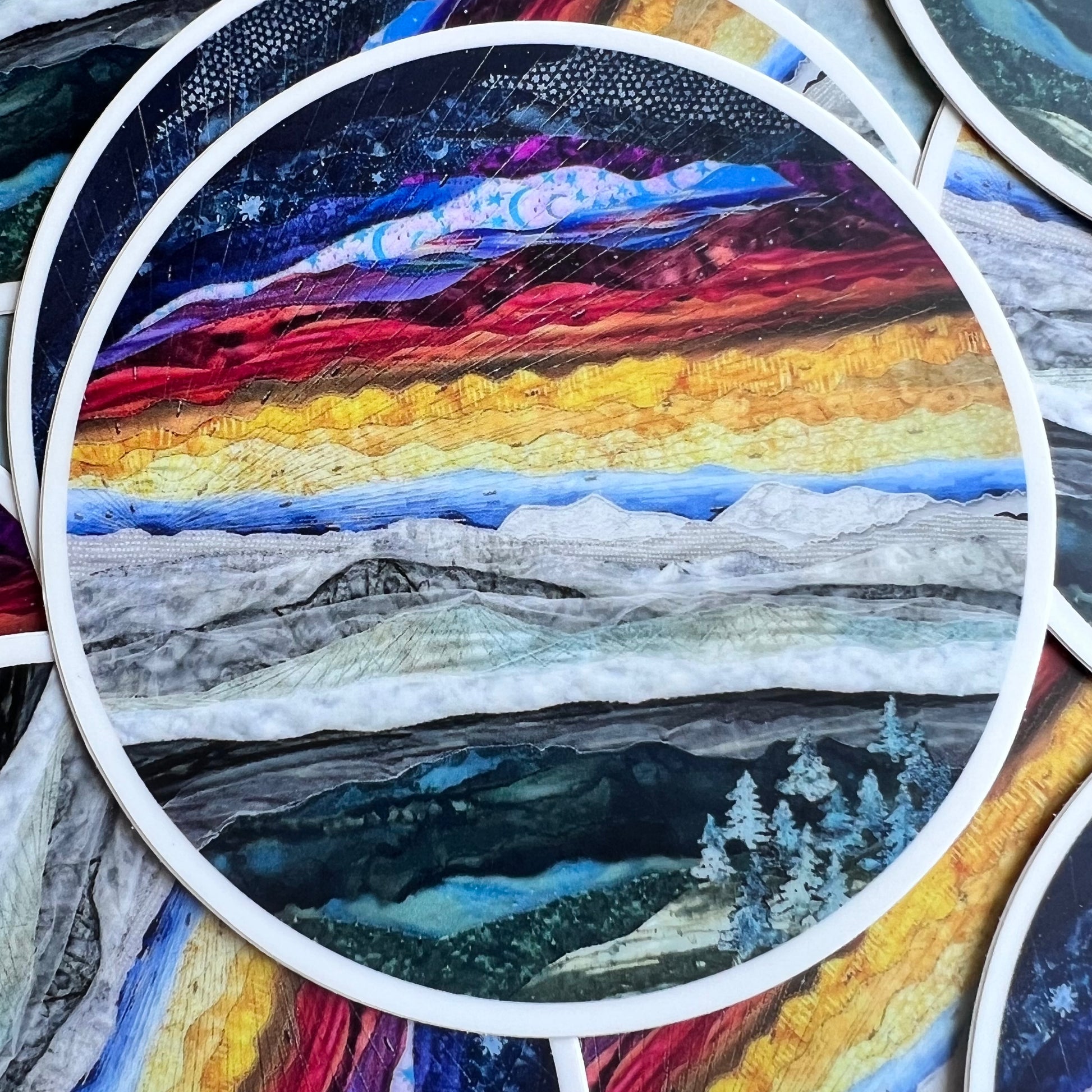 Center of The Summit of Eugene 4” Sticker