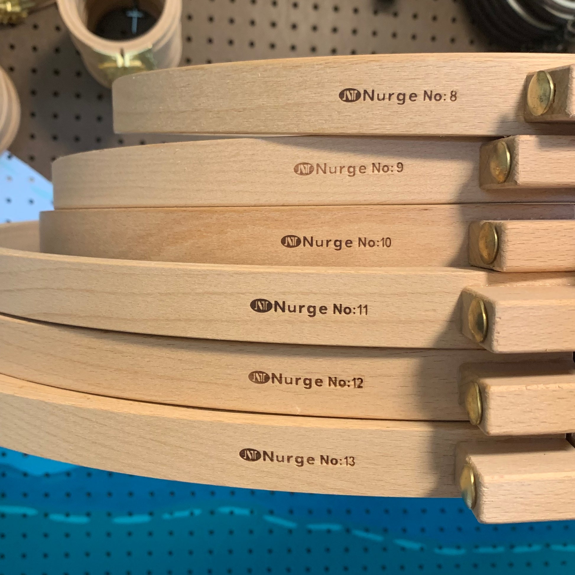 Nurge Beechwood Quilt Hoops: 24mm (1”)