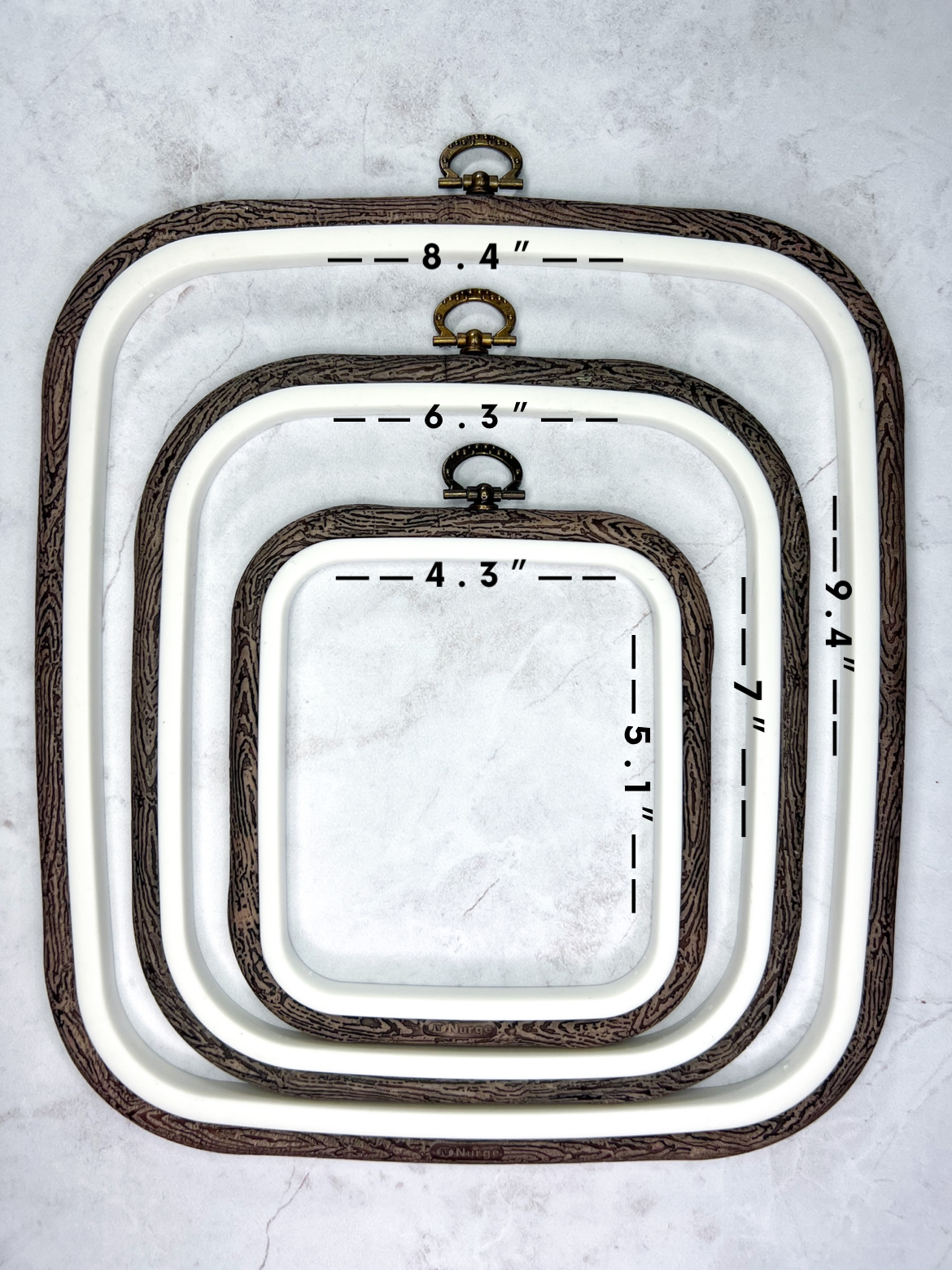 Nurge Rectangle Flexi Hoops