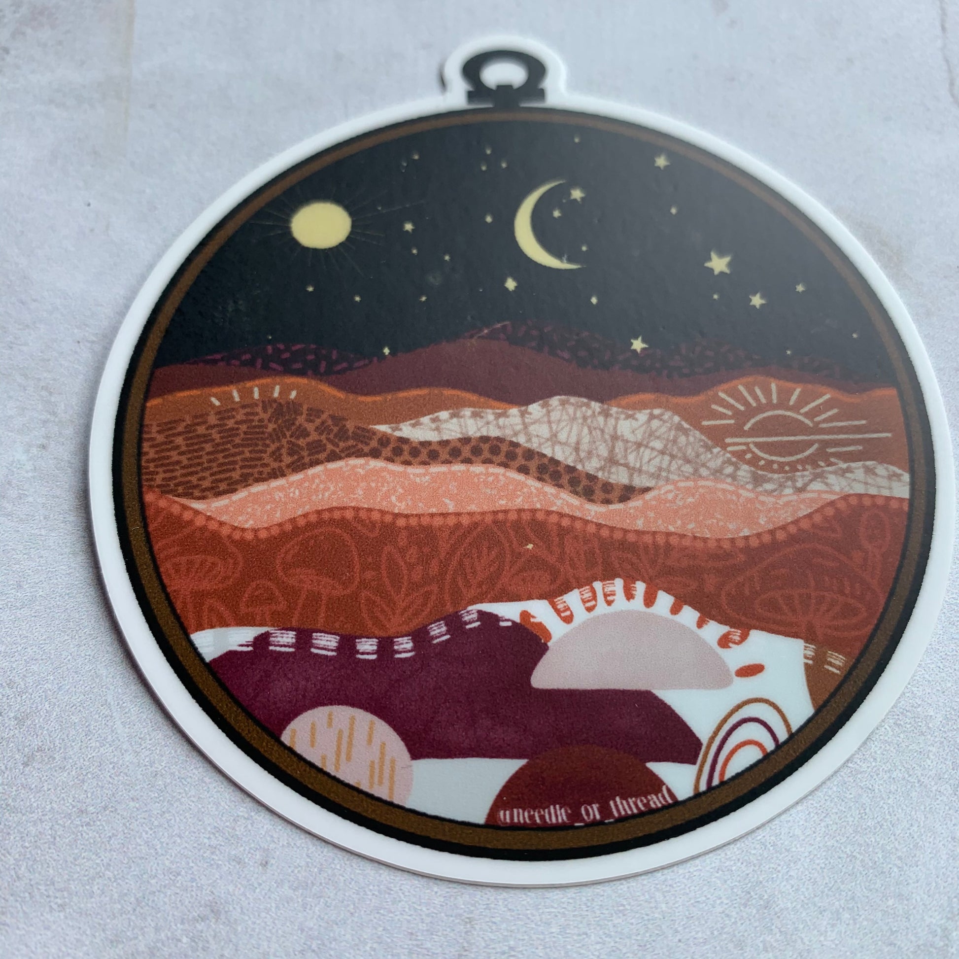 Warm Desert Sticker