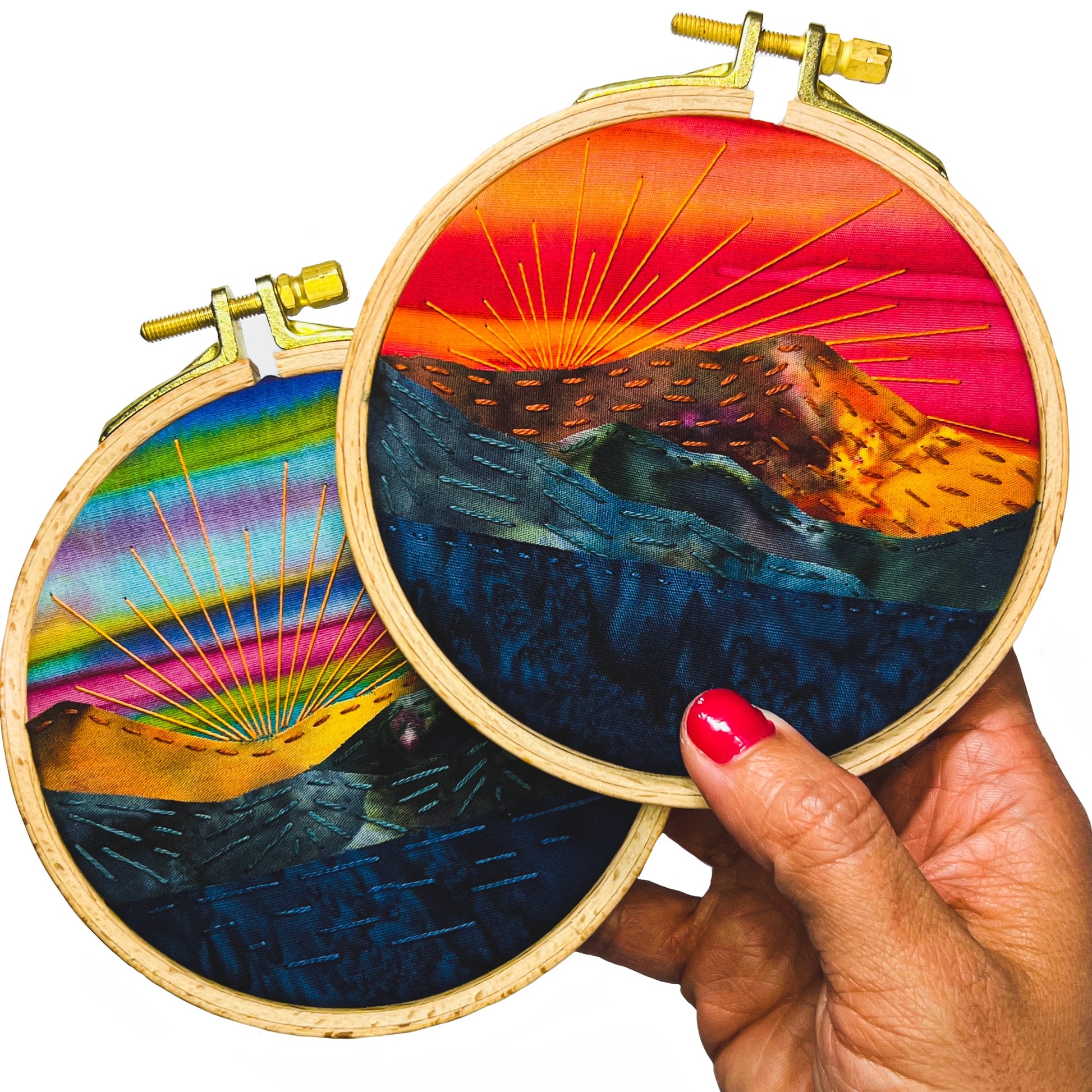 Sunset Running Stitch Kit