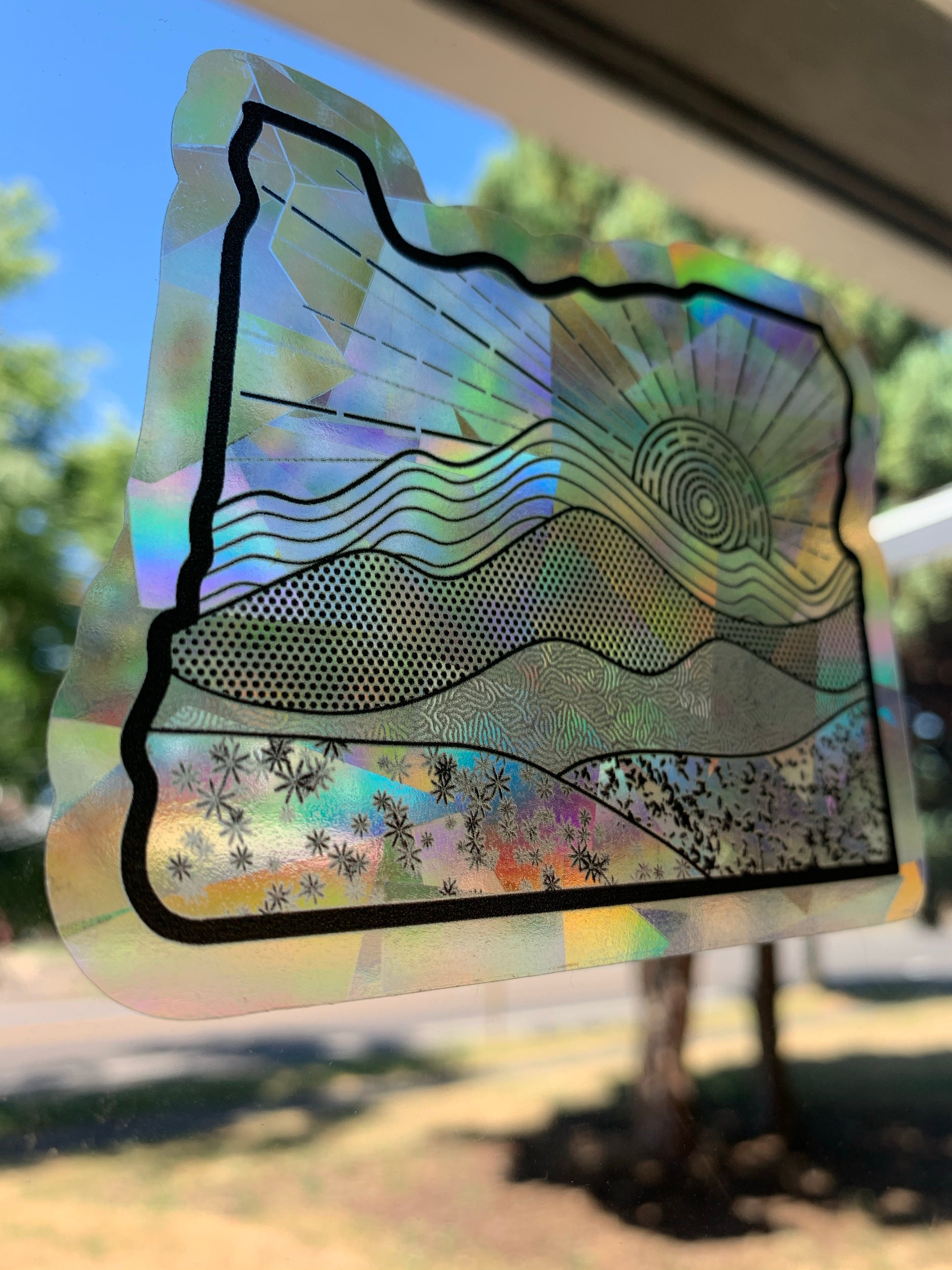 Oregon Rainbow Prism Suncatcher