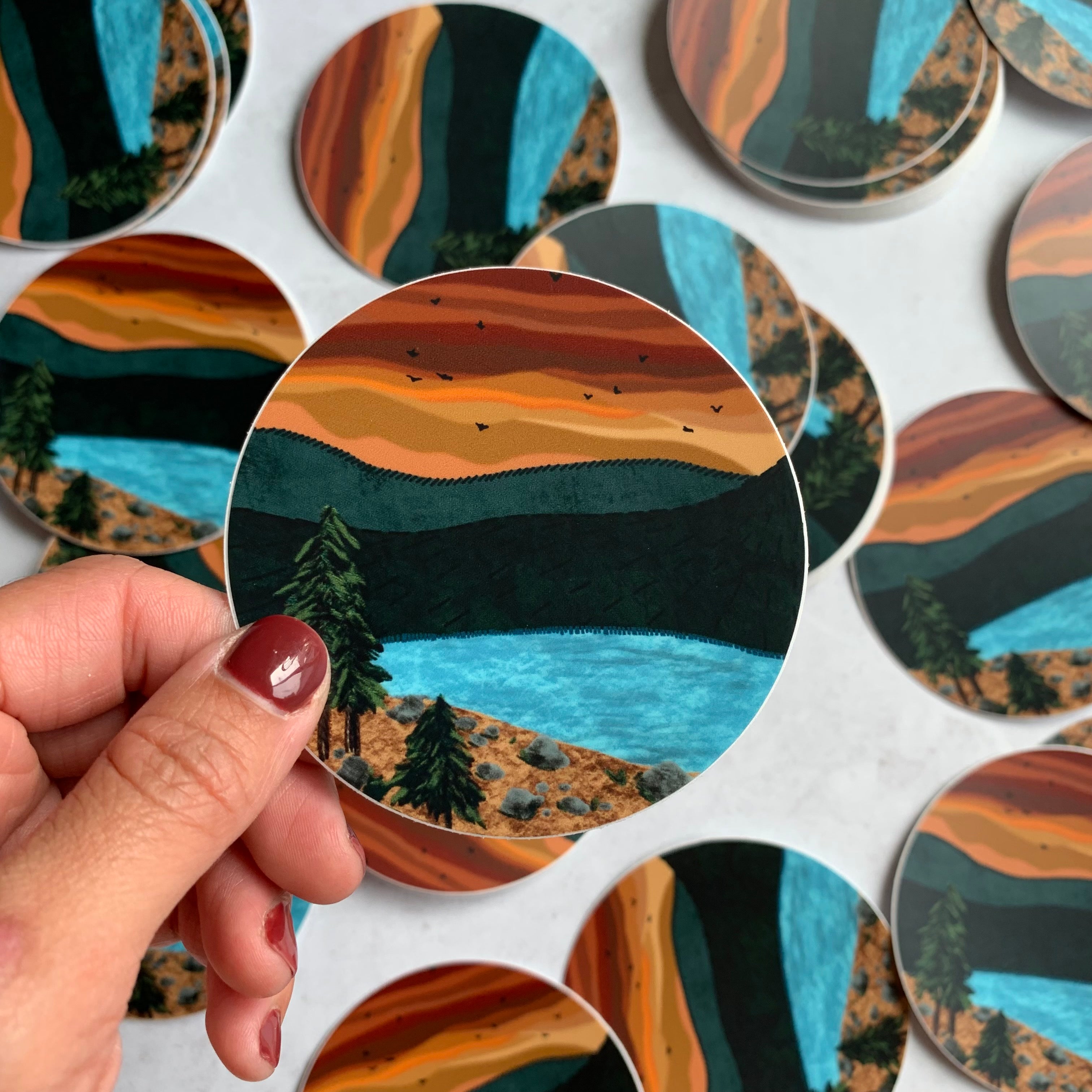 Lake View Sticker 3”