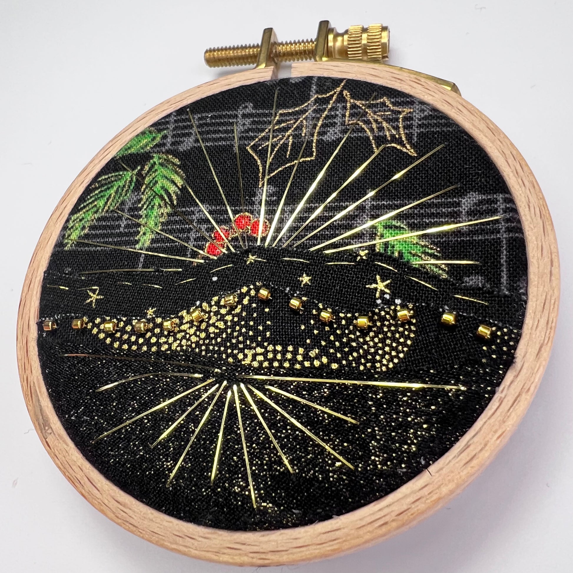 December 5: Holiday Ornament Fabric Collage Landscape VIRTUAL WORKSHOP ONLY (NO PHYSICAL ITEMS MAILED)