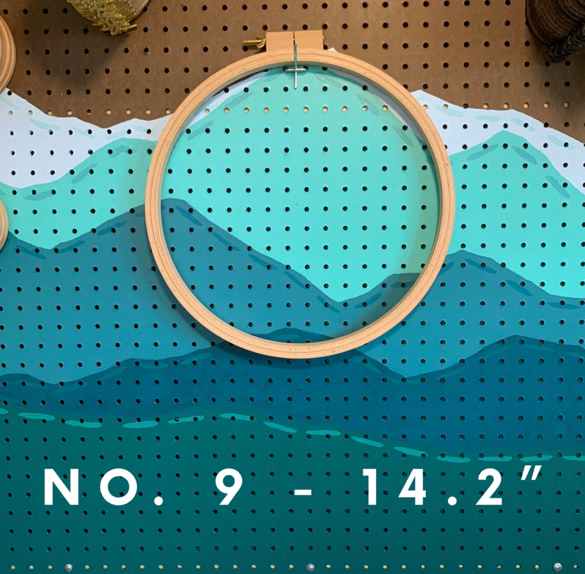 Nurge Beechwood Quilt Hoops: 24mm (1”)