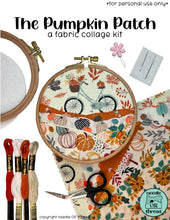Load image into Gallery viewer, The Pumpkin Patch Fabric Collage Kit
