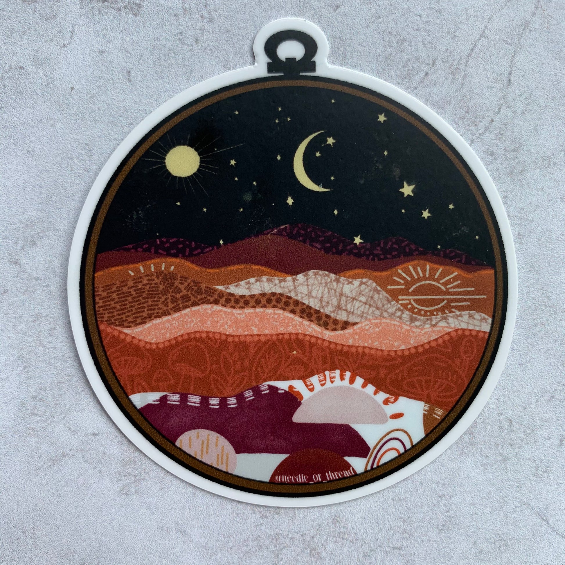 Warm Desert Sticker