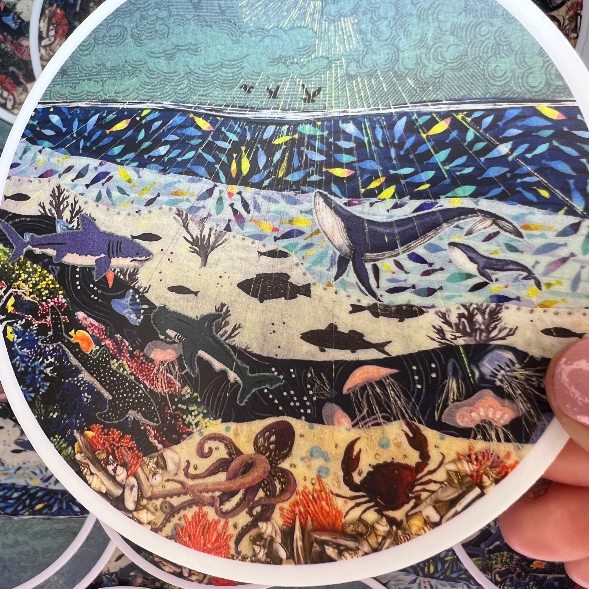 Under the Seascape Sticker