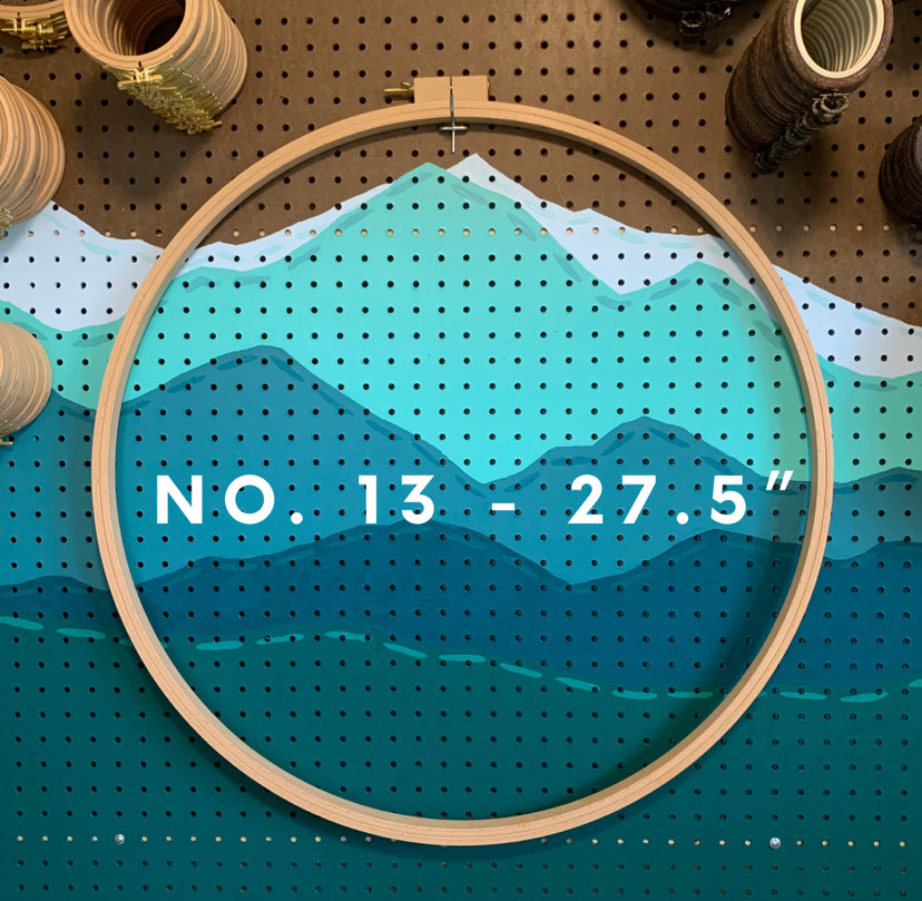 Nurge Beechwood Quilt Hoops: 24mm (1”)