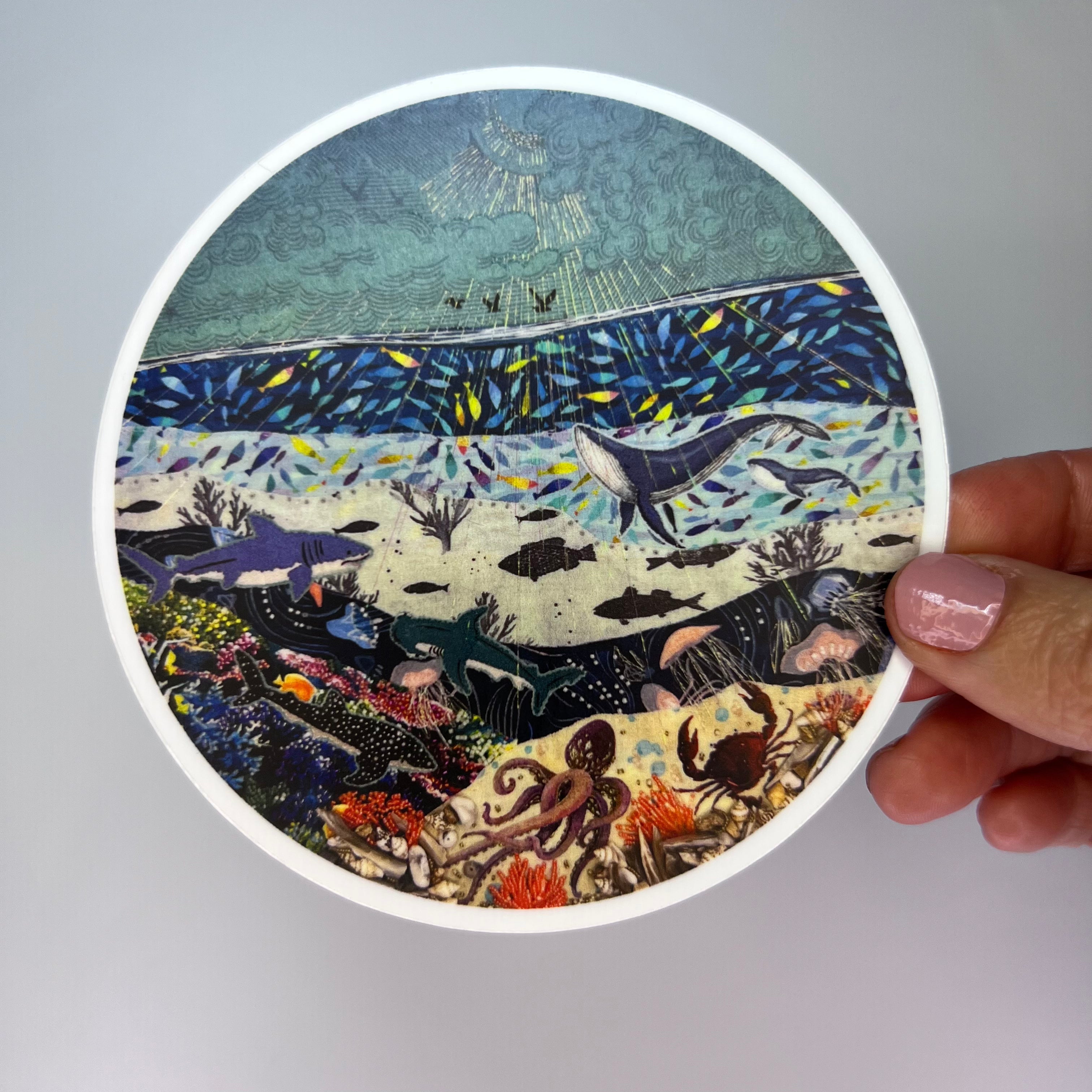 Under the Seascape Sticker