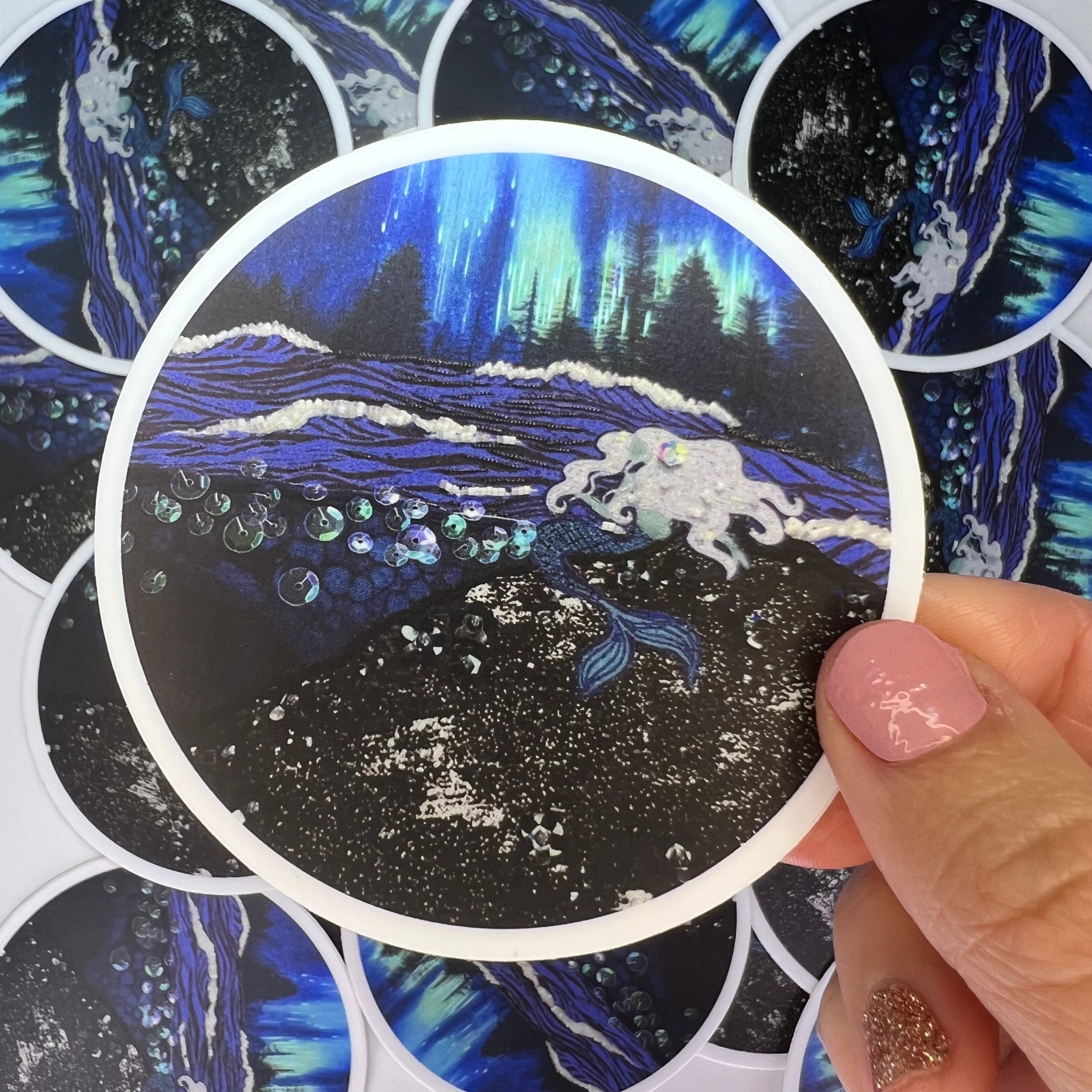 Mermaid Seascape Sticker