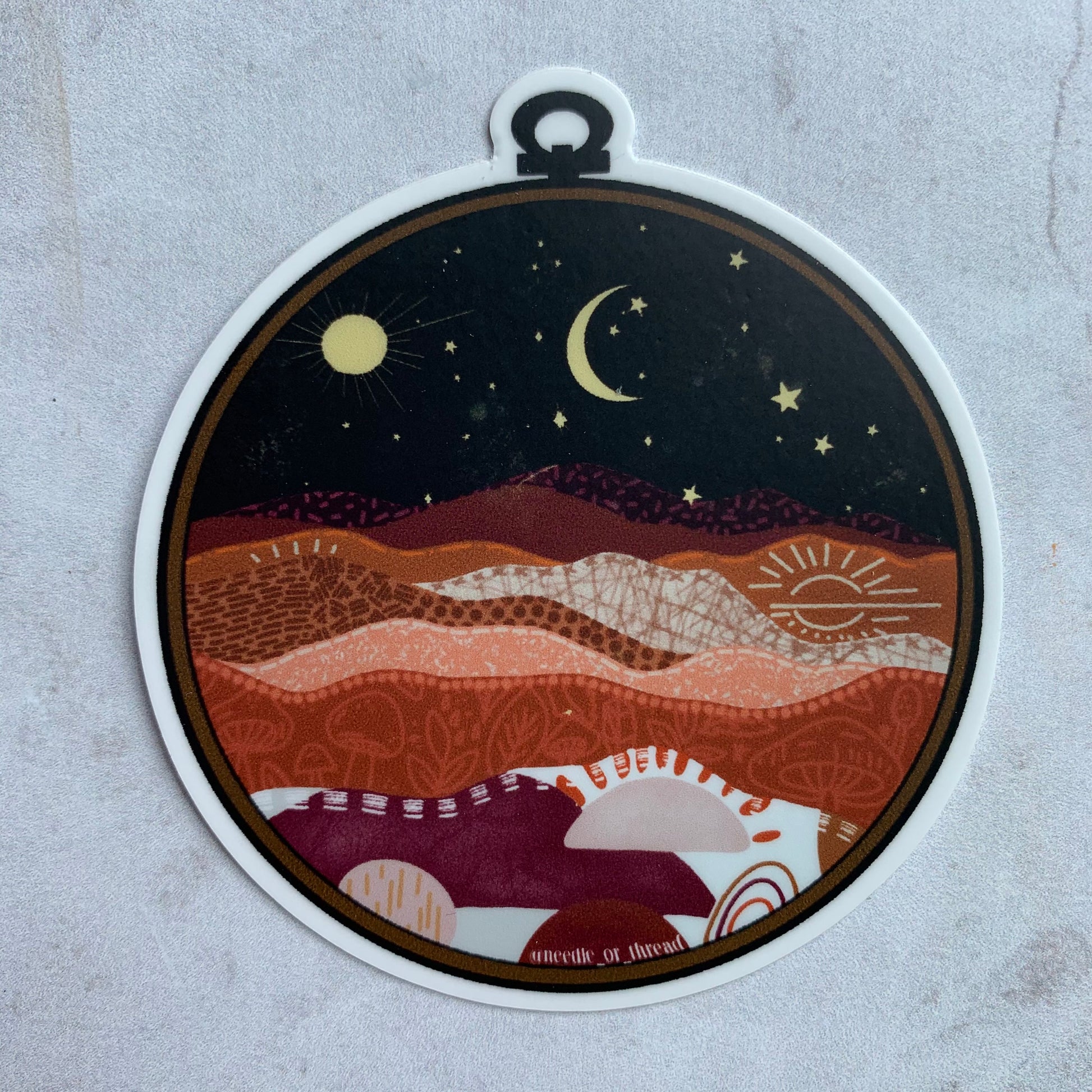 Warm Desert Sticker