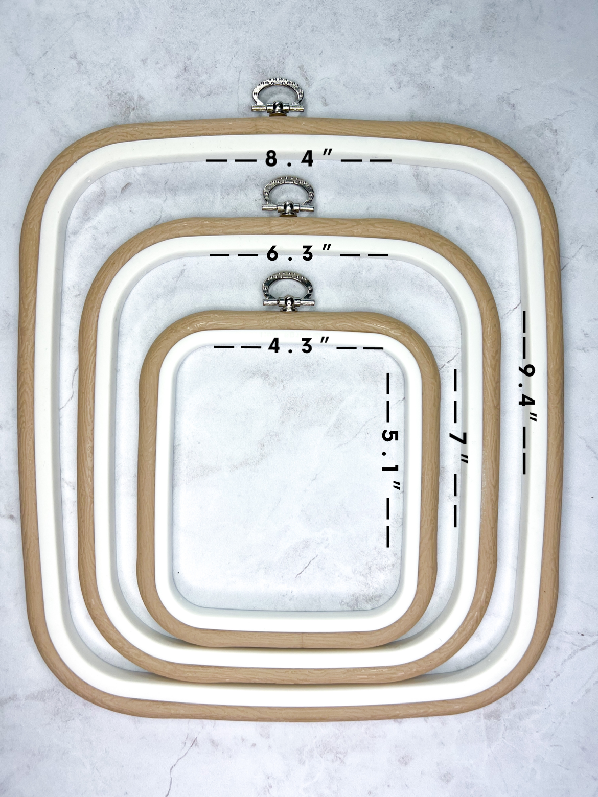 Nurge Rectangle Flexi Hoops