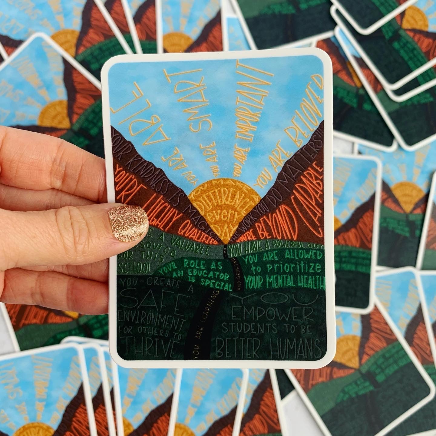 Educator Affirmations Sticker