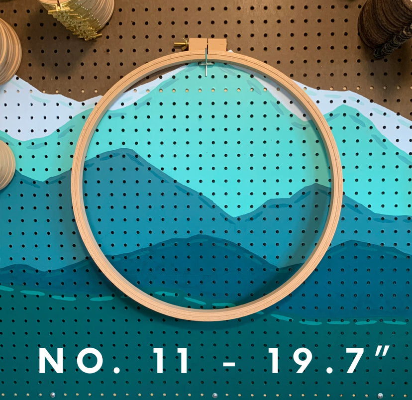 Nurge Beechwood Quilt Hoops: 24mm (1”)