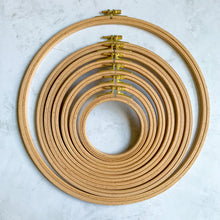 Load image into Gallery viewer, 8mm beechwood embroidery hoops
