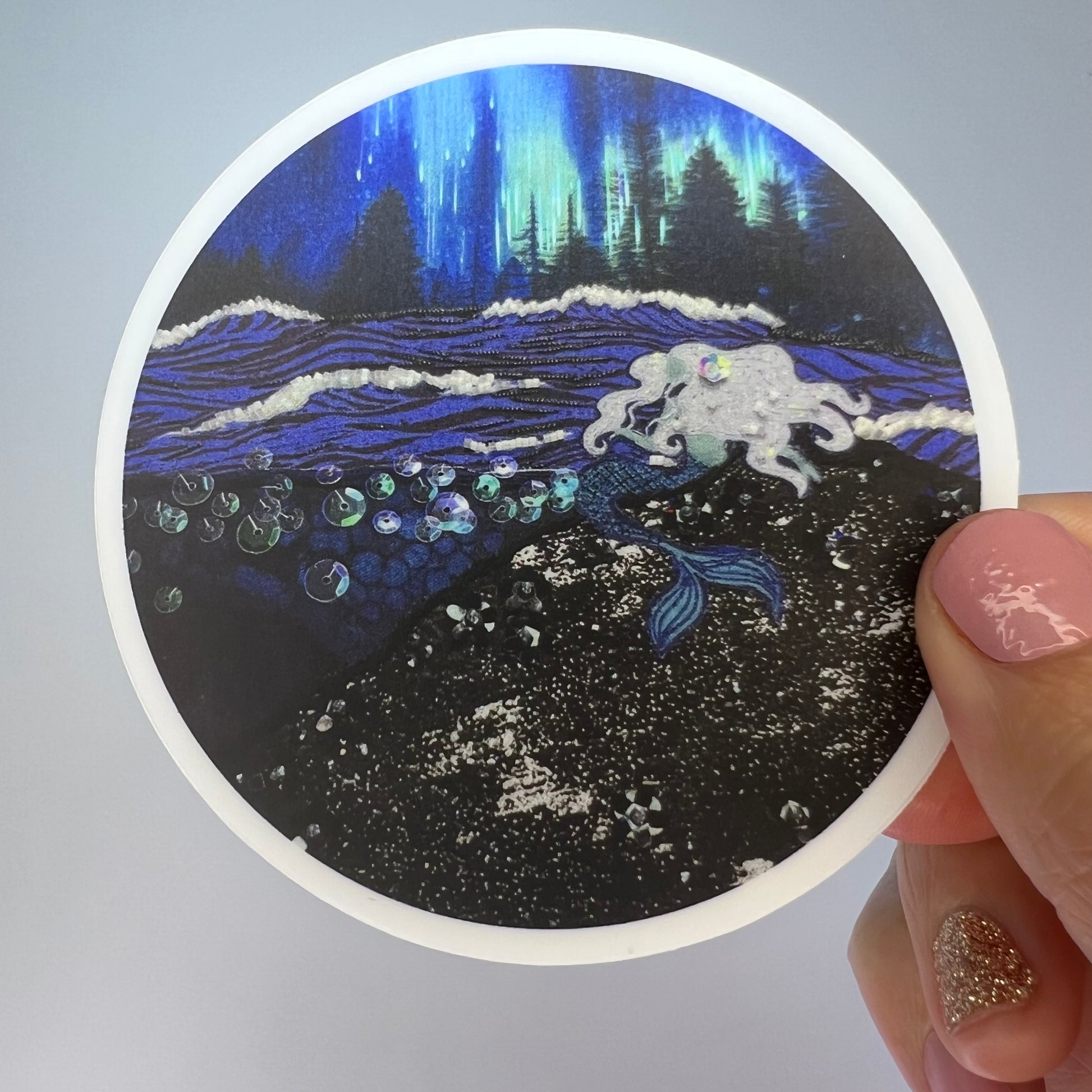 Mermaid Seascape Sticker