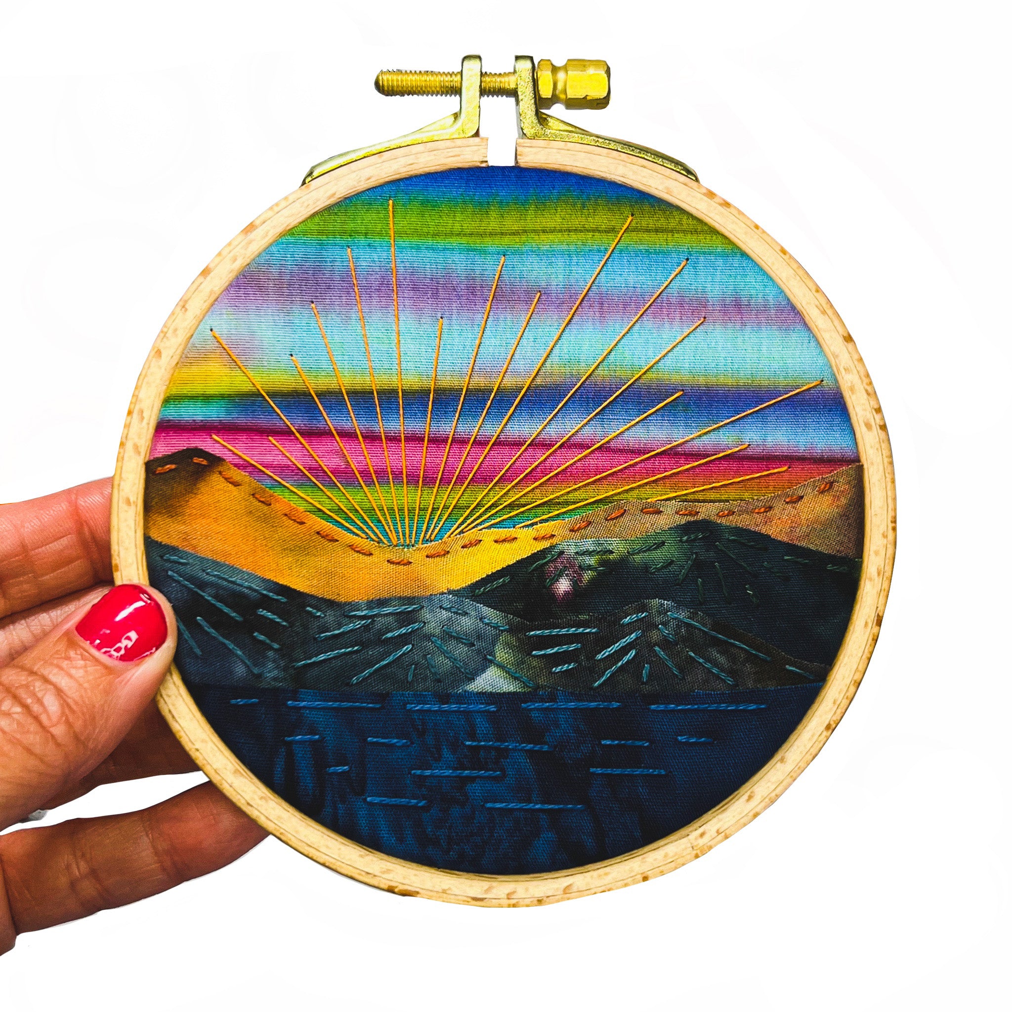 Sunset Running Stitch Kit