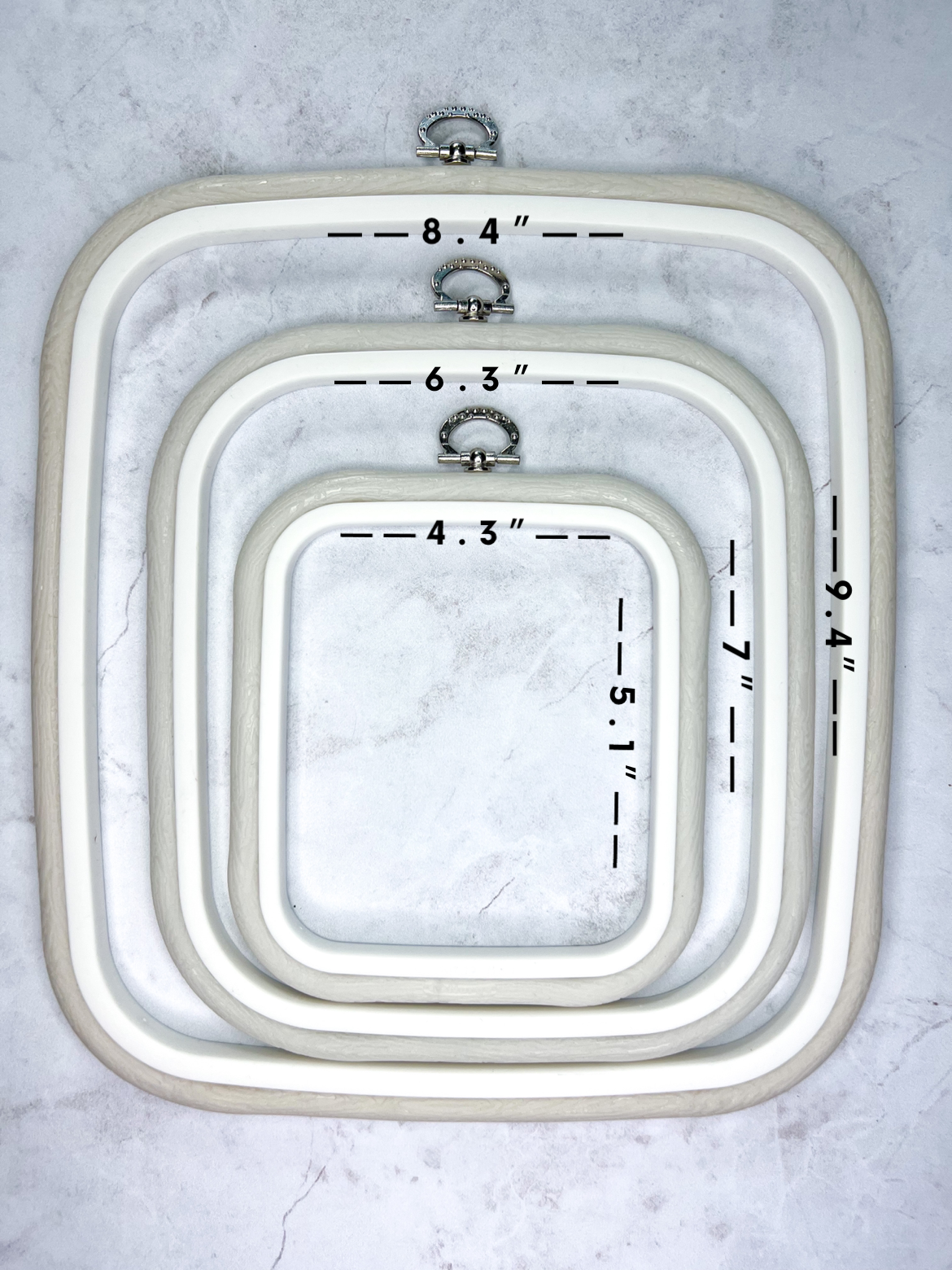 Nurge Rectangle Flexi Hoops