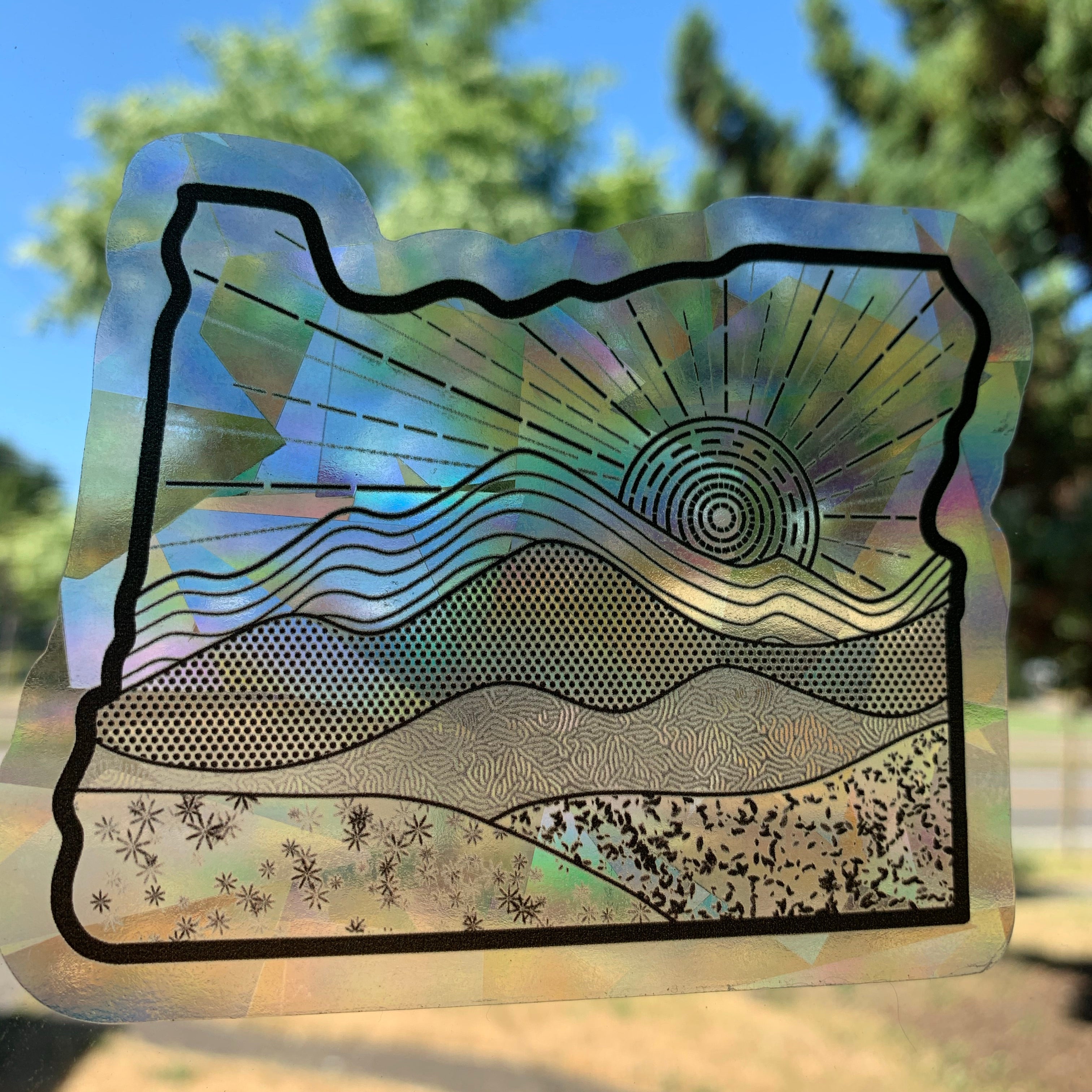 Oregon Rainbow Prism Suncatcher