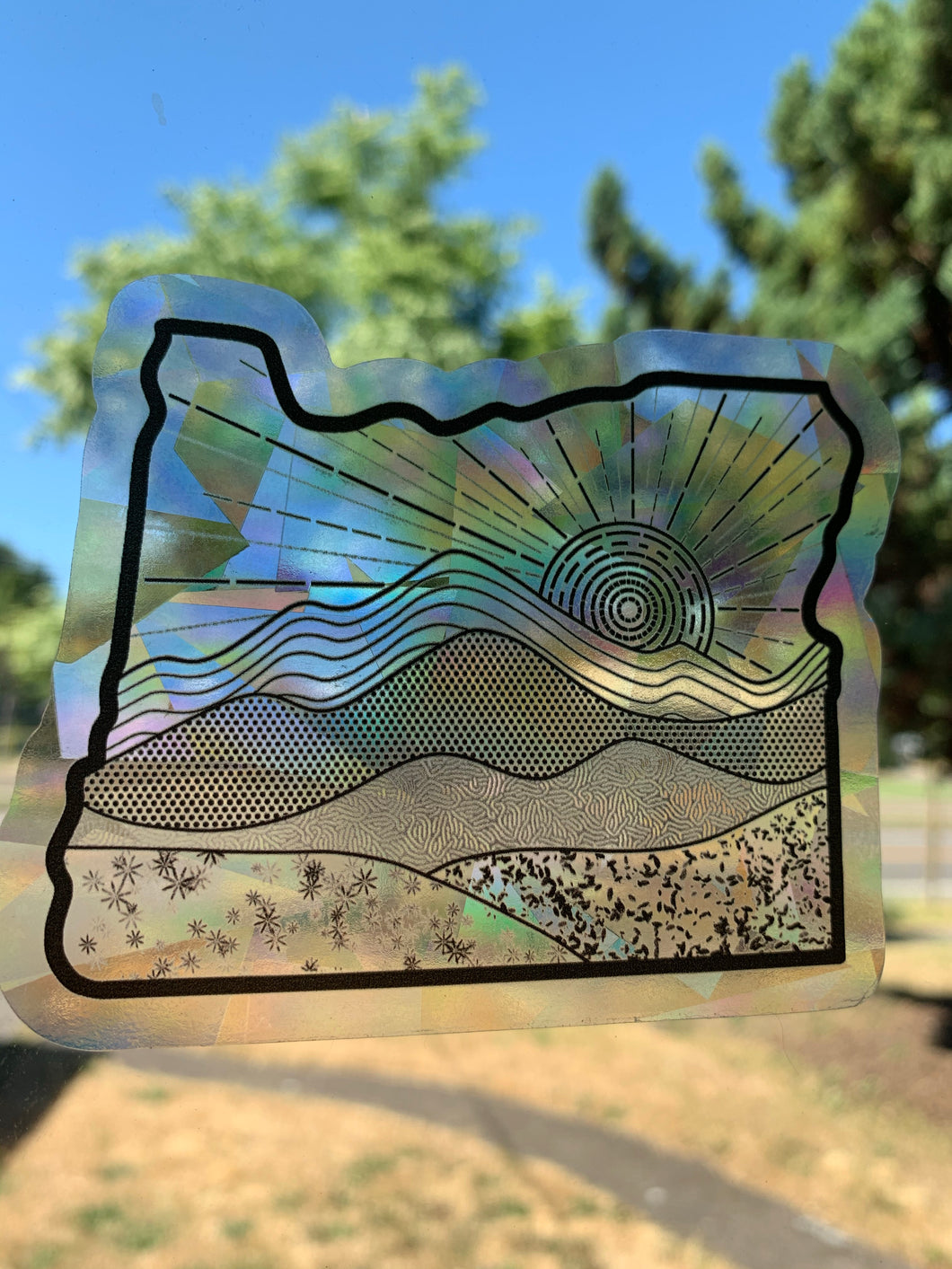 Oregon Rainbow Prism Suncatcher