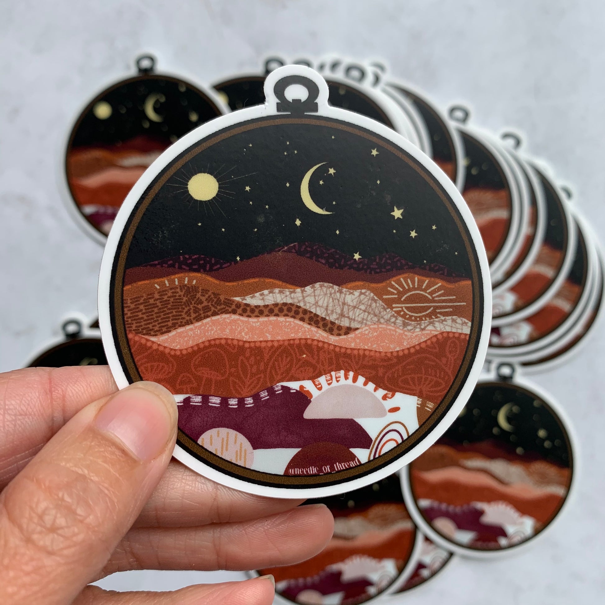 Warm Desert Sticker